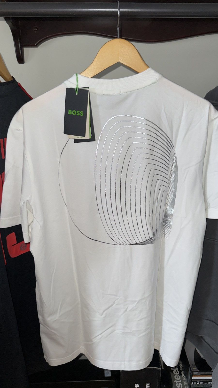 Hugo Boss Hugo Boss White T-Shirt Size US L / EU 52-54 / 3 - 2 Thumbnail