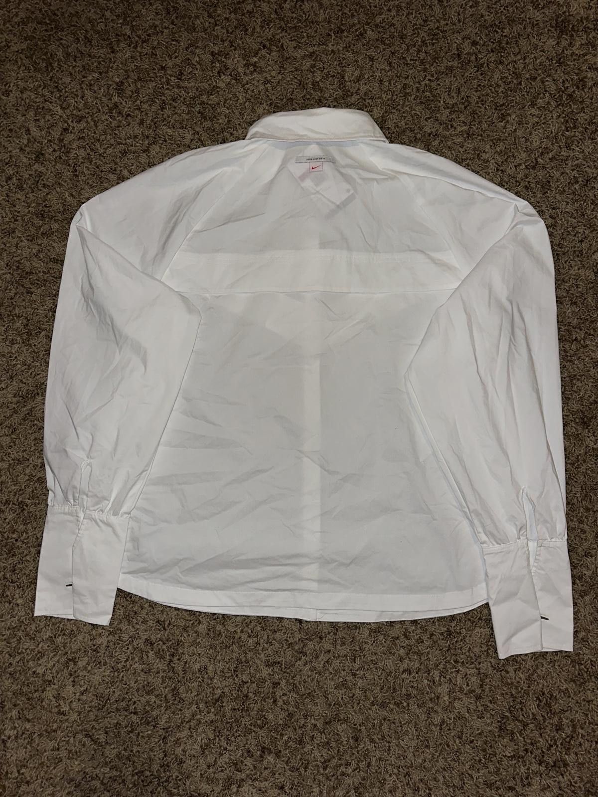 Nike Nike Women’s Sportswear Icon Clash White Dress Shirt Size L / US 10 / IT 46 - 7 Thumbnail