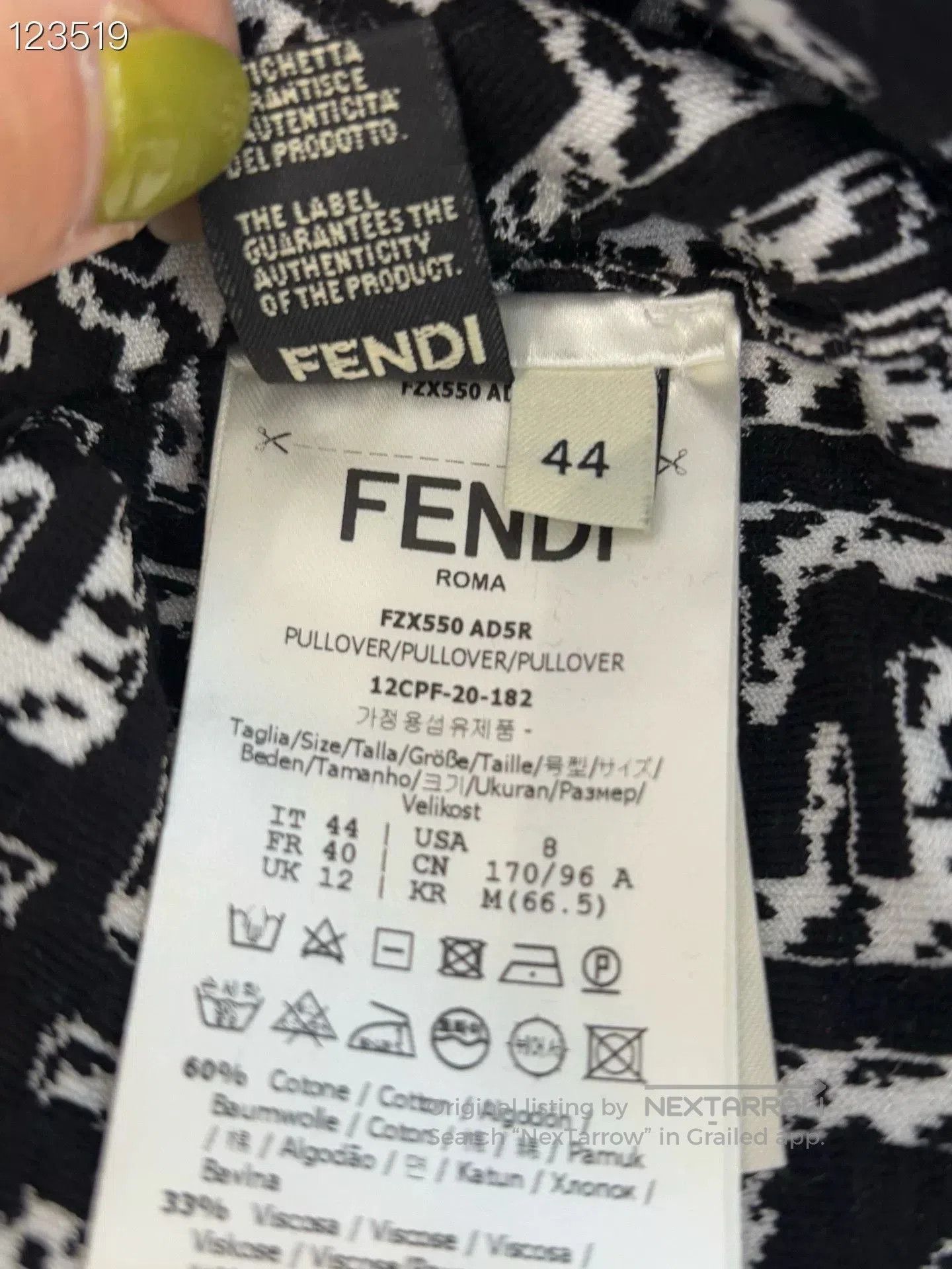 Fendi Fendi Classic Zucca Short. Size US S / EU 44-46 / 1 - 4 Thumbnail