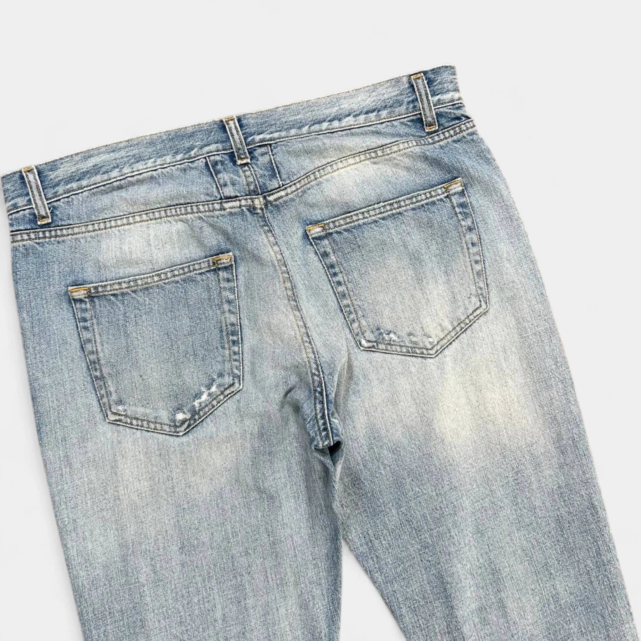 Saint Laurent Paris Saint Laurent D02 Blue Skinny Jeans Size US 32 / EU 48 - 6 Thumbnail