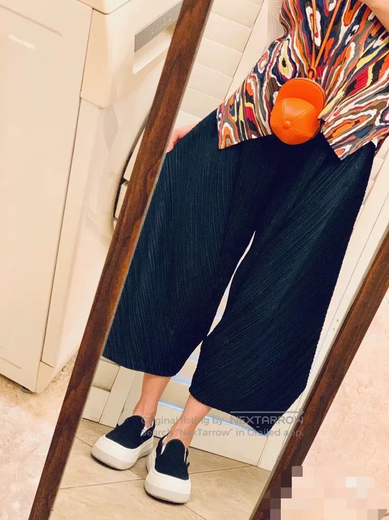 Issey Miyake Issey Miyake size:3 Dark Blue Trousers Size 42" / US 20 - 6 Thumbnail