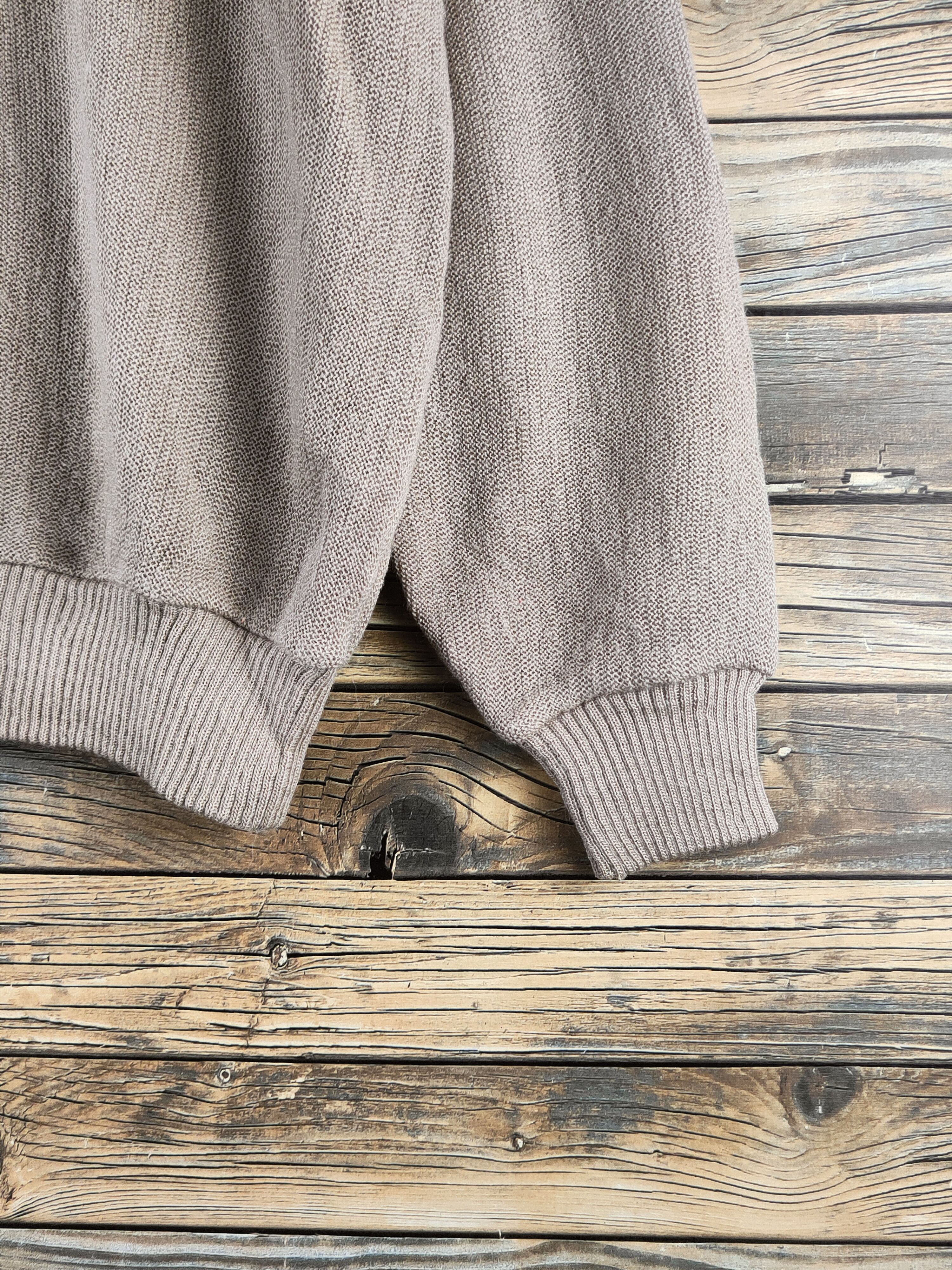 RENOWN DL Arnold Palmer-Renown L.Brown Knitwear Sweatshirt #46-973 Size US L / EU 52-54 / 3 - 6 Thumbnail