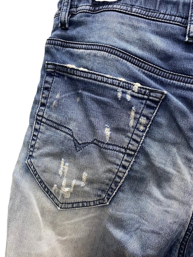 Diesel 💥BEST OFFER💥DIESEL INDUSTRY SLIM FIT DENIM SWEATPANTS Size US 32 / EU 48 - 5 Thumbnail