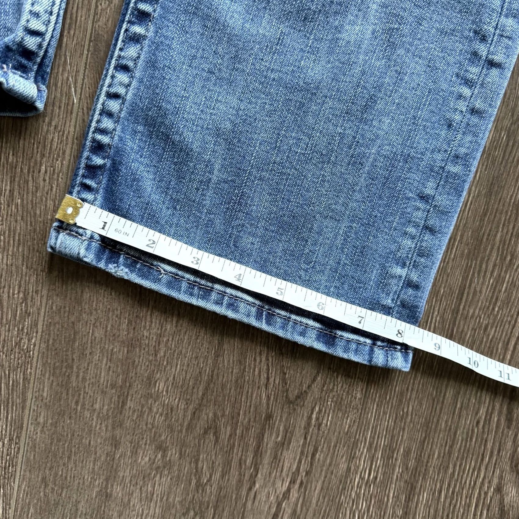 BKE BKE Jake Jeans 31x34 Blue Medium Wash Relaxed Bootcut Denim Mens Size US 31 - 8 Thumbnail