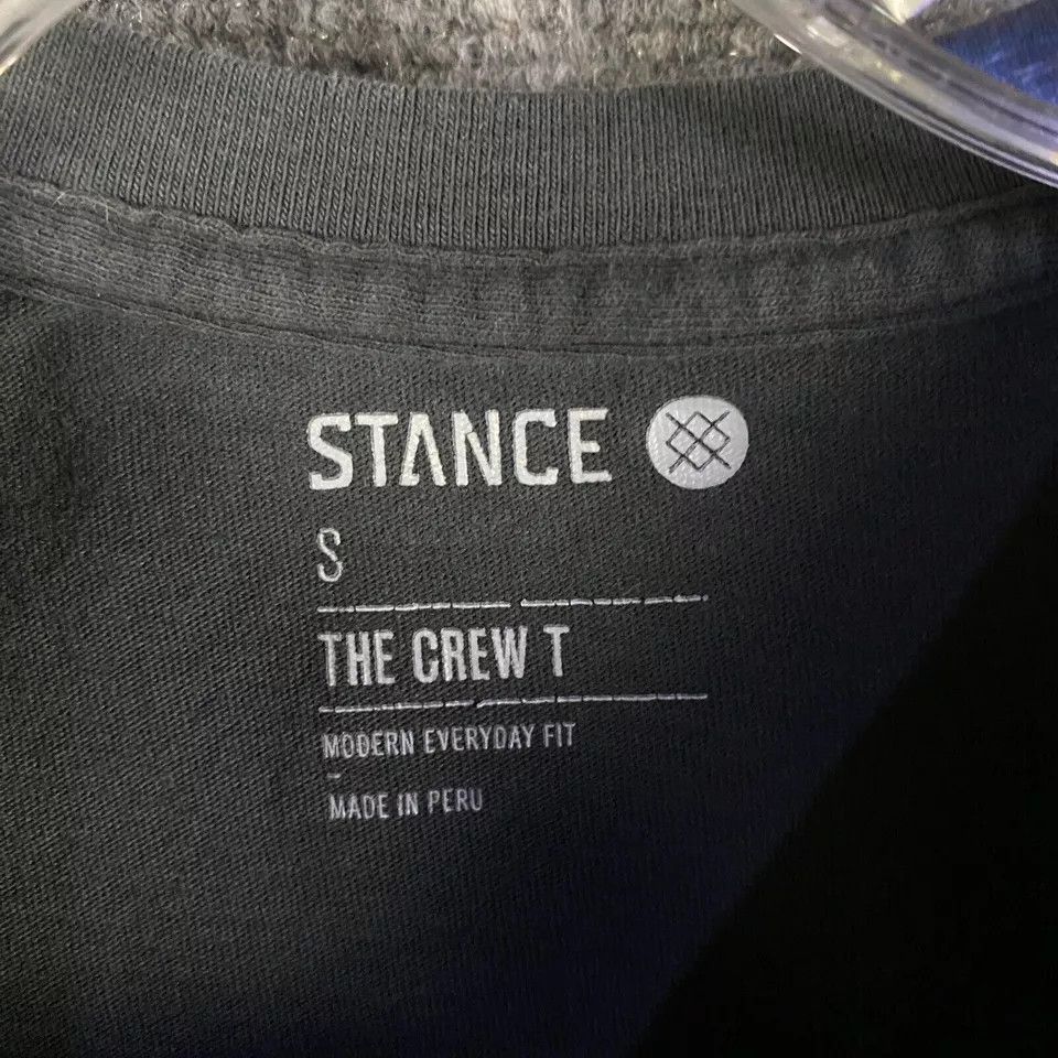 Other Stance Shirt Men's Small Gray Short Sleeve Crew Neck Casual Size US S / EU 44-46 / 1 - 2 Thumbnail