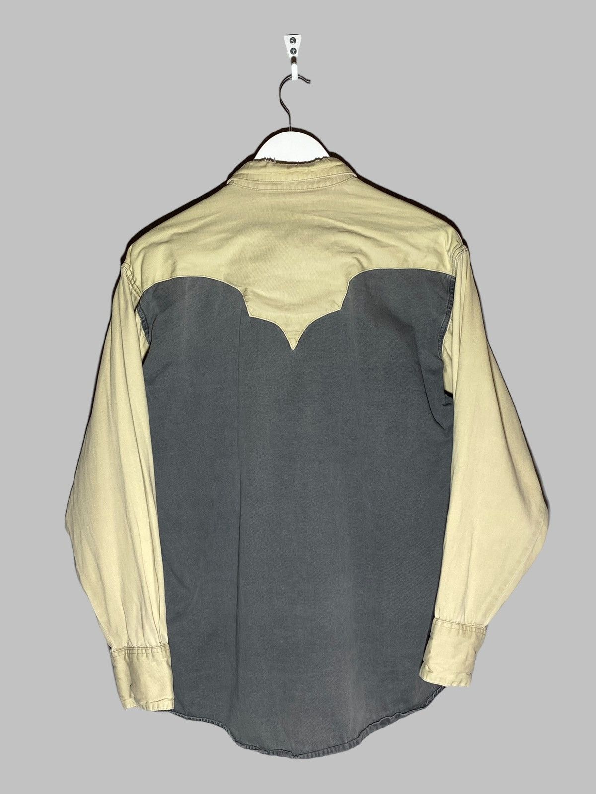 Rockmount Ranch Wear Vintage Rockmount Ranch Wear Snap Button Distressed Shirt Size US M / EU 48-50 / 2 - 2 Thumbnail