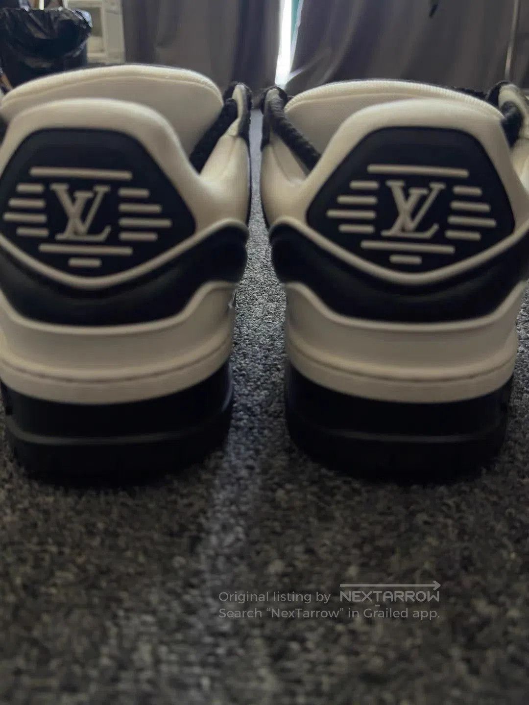 Louis Vuitton White Low-Top Sneakers with Colorful Accents Size 7.5. Size US 7.5 / EU 40-41 - 4 Thumbnail