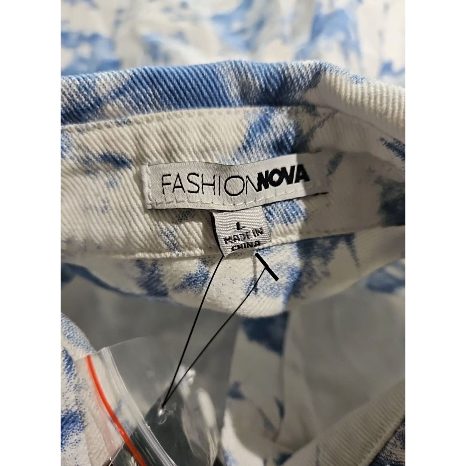 Fashion Nova Fashion Nova Shirt Dress Womens Large Blue Daniela Knit Denim Stretch Top Dress Size L / US 10 / IT 46 - 6 Thumbnail