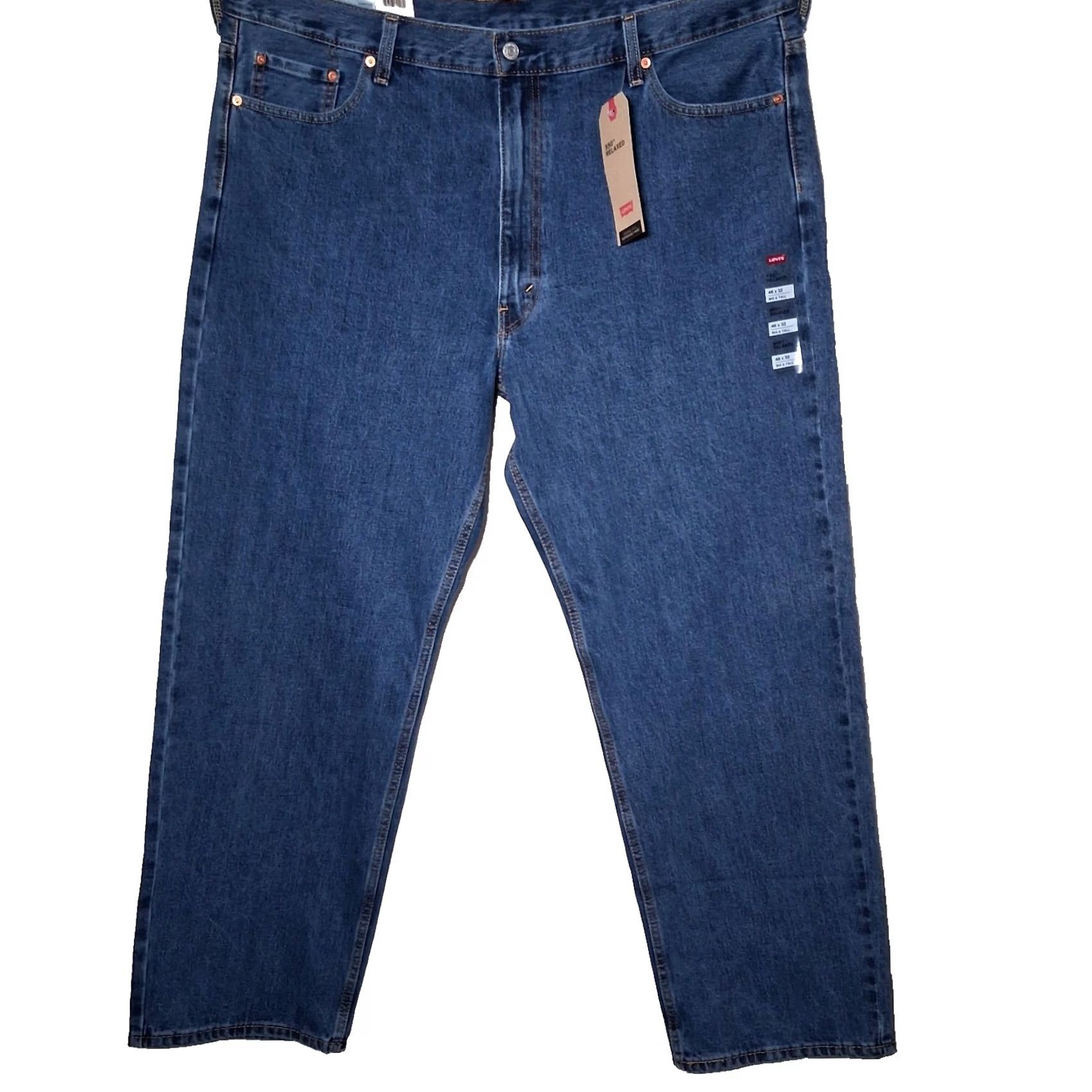 Levi's Levi's 550 Relaxed Jeans Men 46x32 Medium Wash Blue Denim Big And Tall Size US 30 / EU 46 - 2 Thumbnail