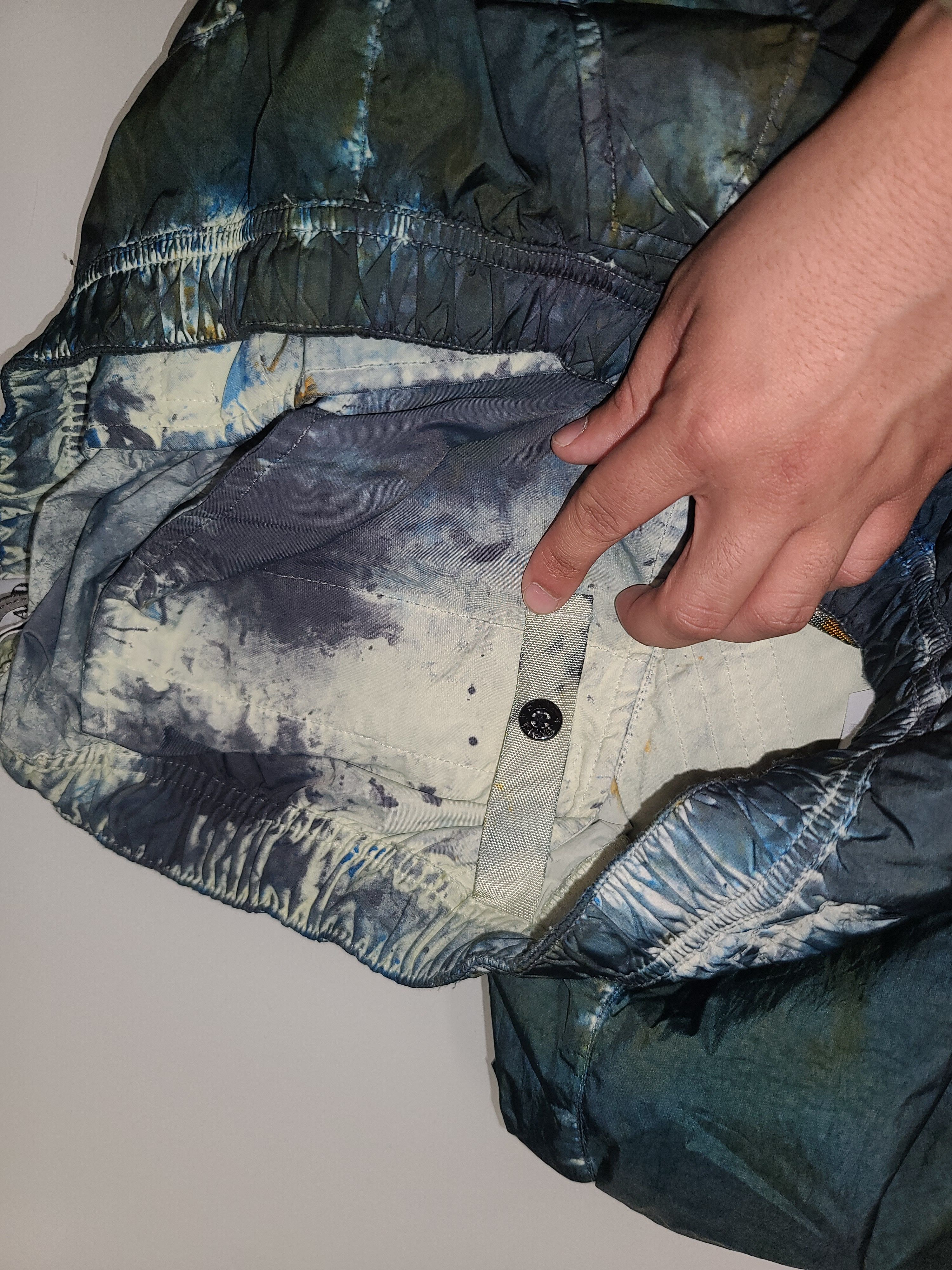 Stone Island × Supreme Painted Camo Nylon Pants Size US 32 / EU 48 - 6 Thumbnail