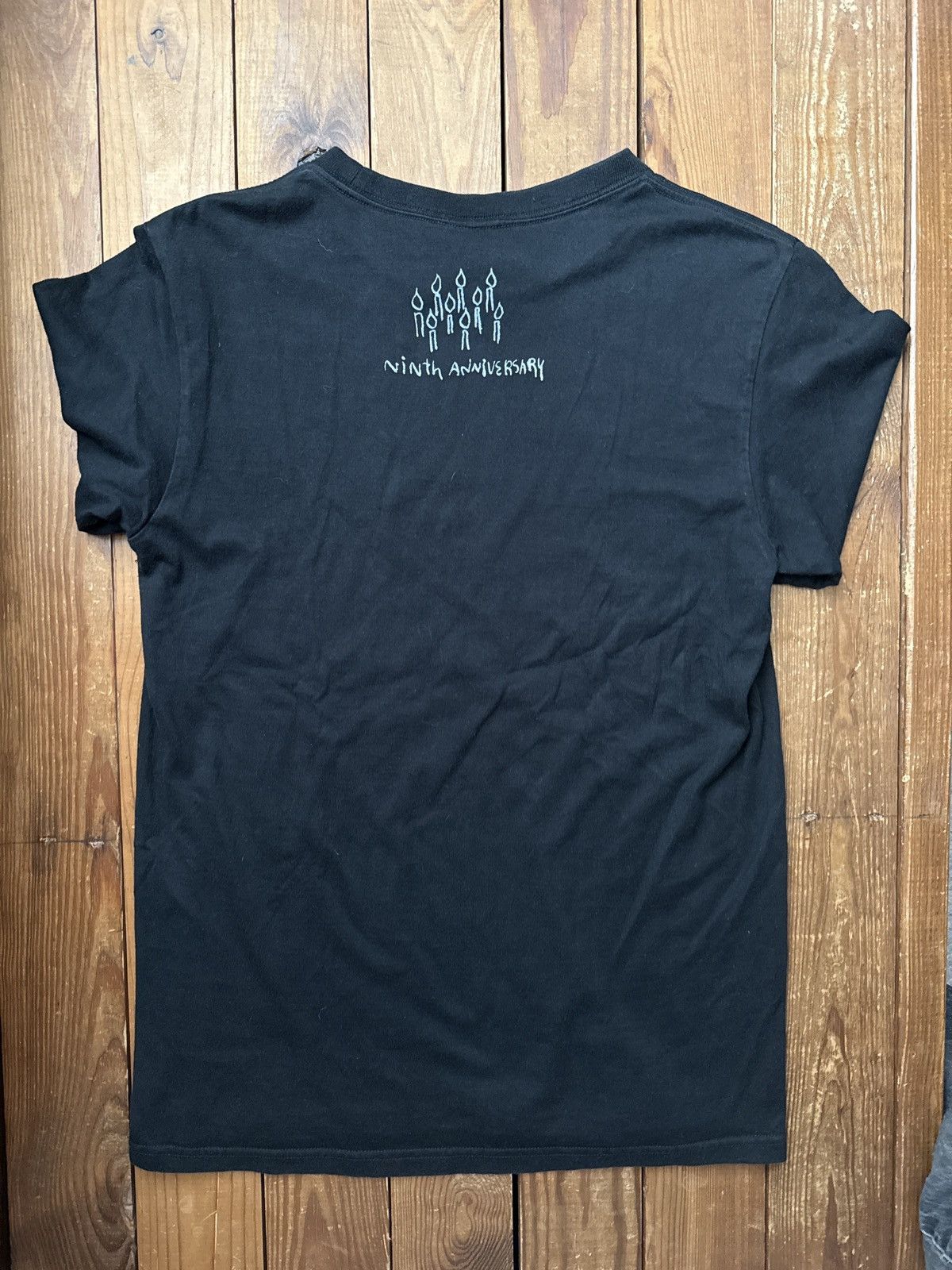 Number (N)ine Number Nine Ninth Anniversary Nirvana Smiley Black T-Shirt Size US M / EU 48-50 / 2 - 4 Thumbnail