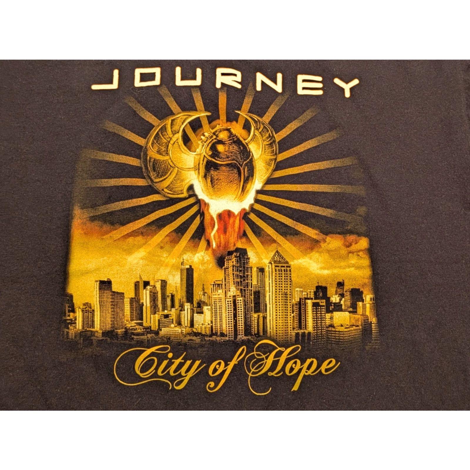 Anvil JOURNEY Concert Tee Shirt Eclipse Tour 2011 Double Sided XL Unisex Adults Graphic Tee Rock Band Size US XL / EU 56 / 4 - 2 Thumbnail