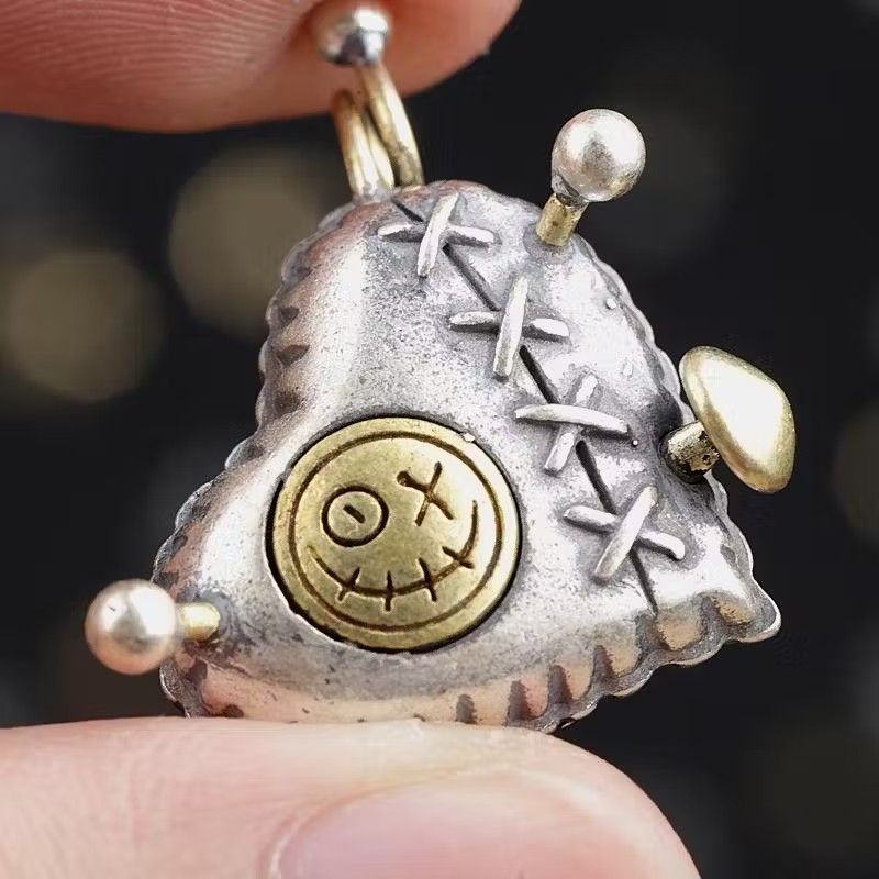 Jewelry Heart Smiley Expression Pendant Necklace Size ONE SIZE - 3 Thumbnail
