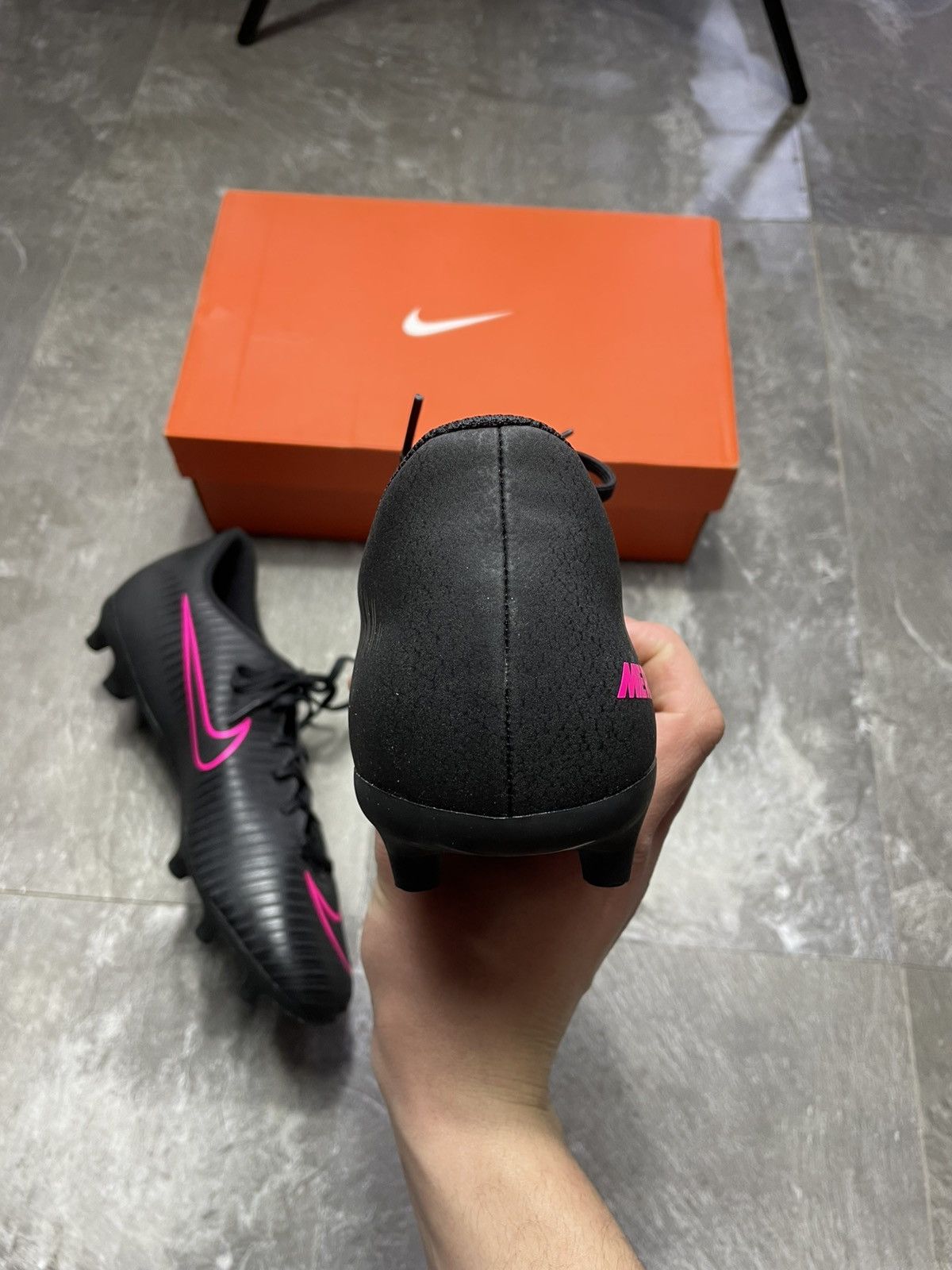 Nike New Nike Mercurial Vortex III FG Soccer Cleats Black Pink Size US 11 / EU 44 - 13 Thumbnail