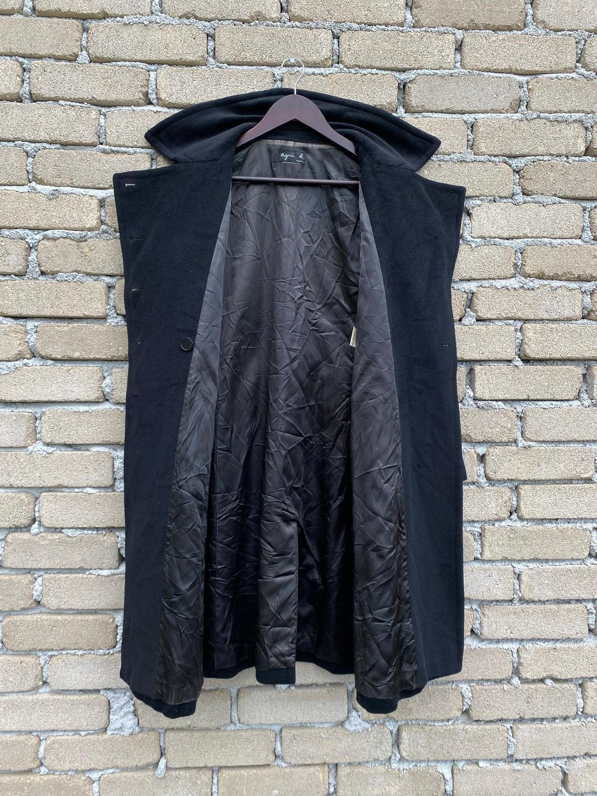 agnes b. Agneb b. Wool Long Coat Double Breast Size M / US 6-8 / IT 42-44 - 7 Thumbnail