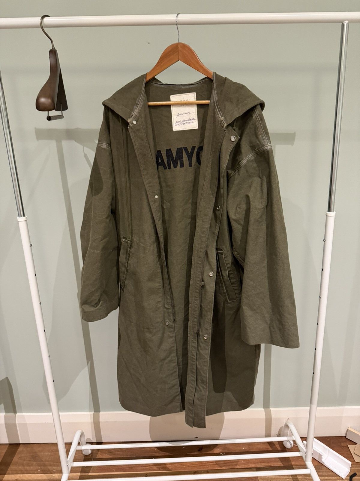 READYMADE Readymade Vintage Army Fabric Raincoat Size US M / EU 48-50 / 2 - 1 Thumbnail