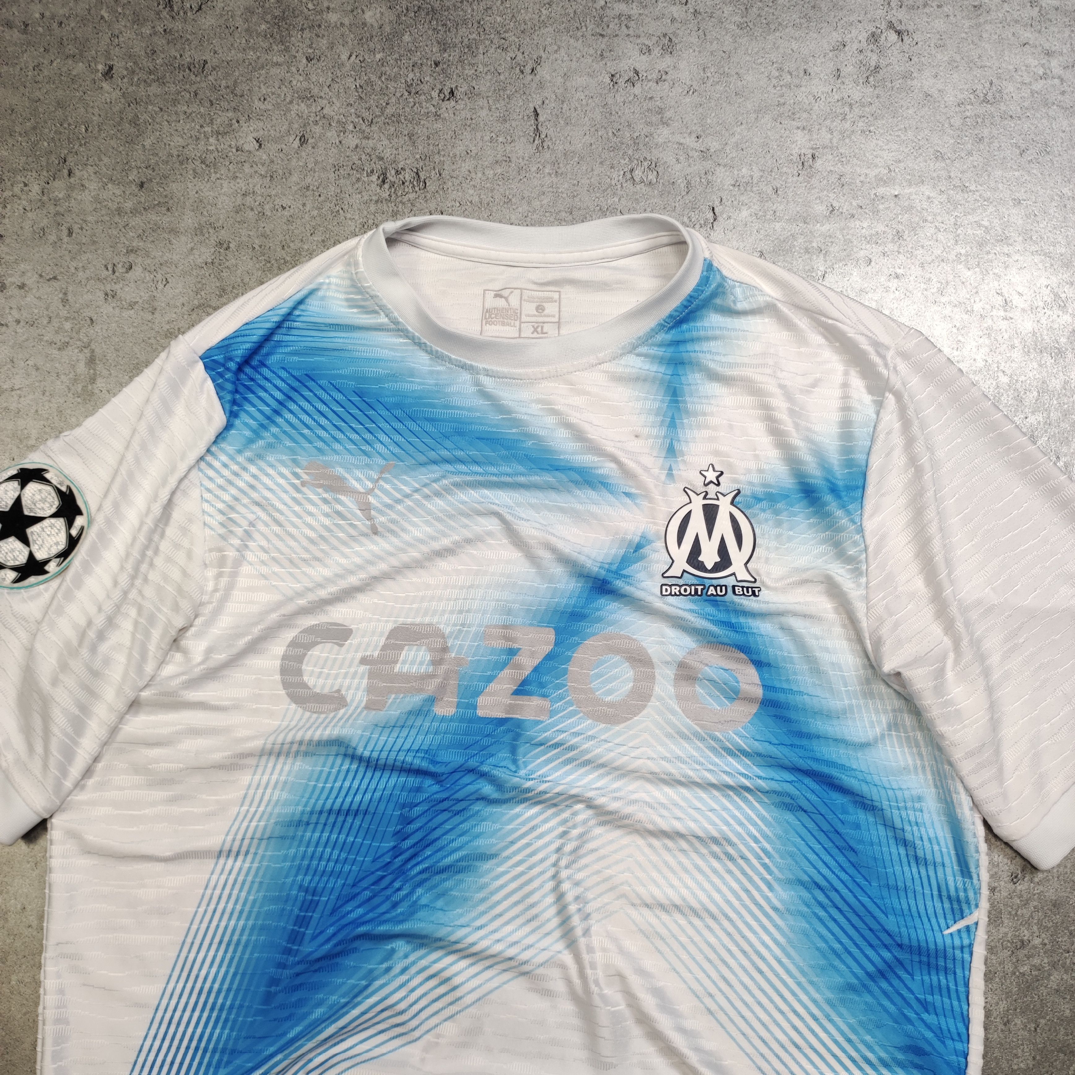Puma RARE Olimique Marsylie Puma Football Champions League Jersey Size US M / EU 48-50 / 2 - 3 Thumbnail