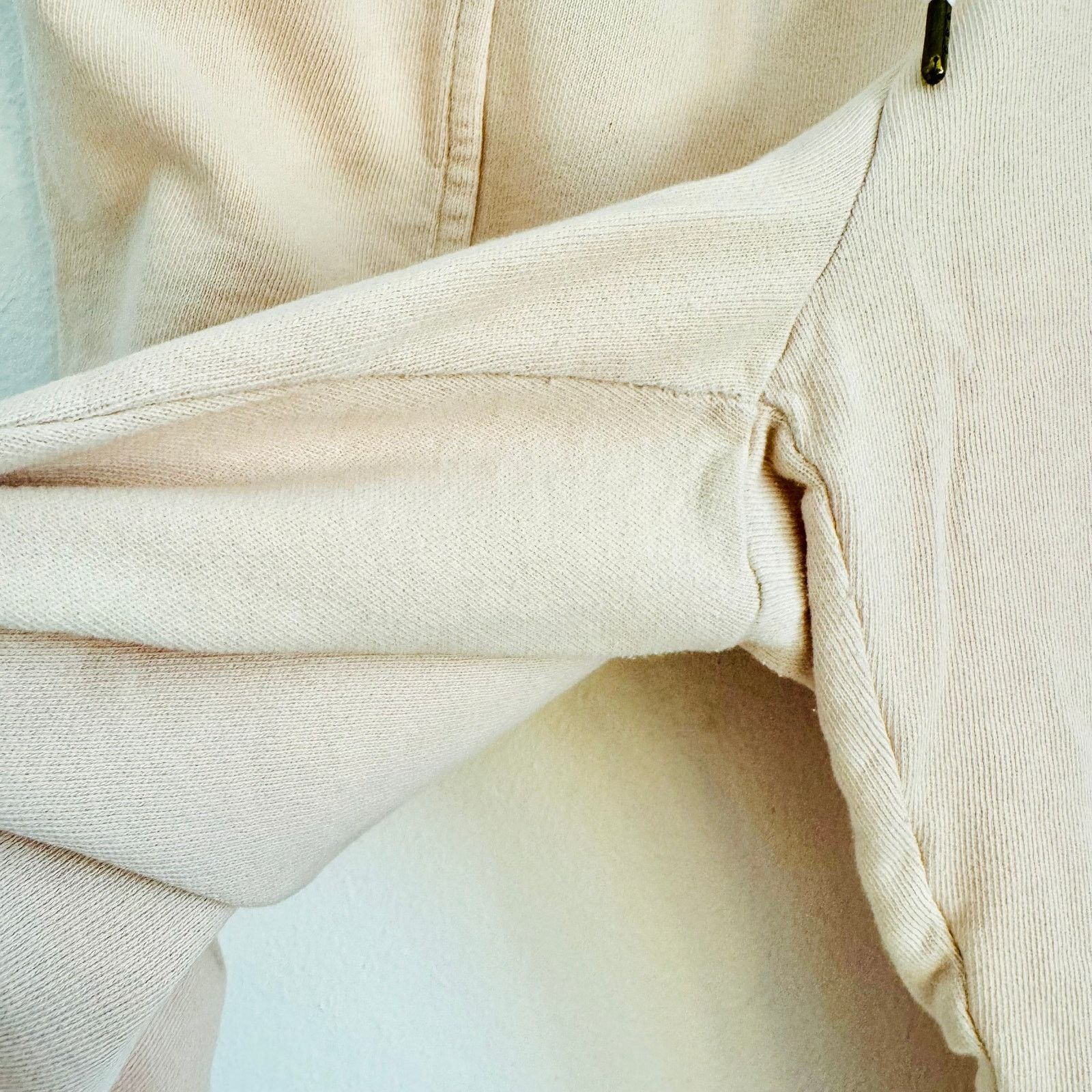 Old Navy OLD NAVY Cream White Sweatpants Joggers Pants M Sweats Size 28" / US 6 / IT 42 - 14 Thumbnail