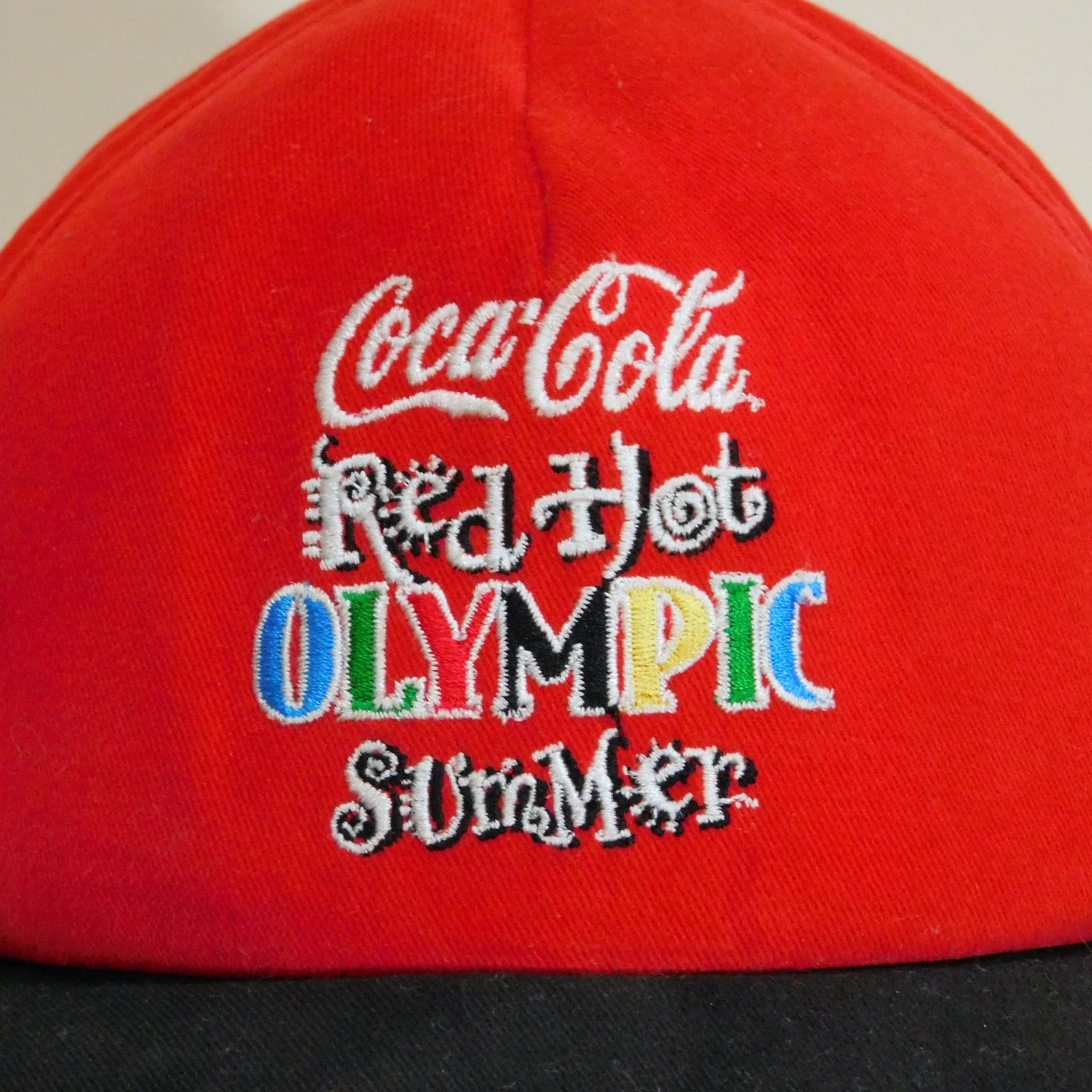 Starter Starter Coca Cola Hat Atlanta 1996 Olympics Washed Reshaped Size ONE SIZE - 2 Thumbnail