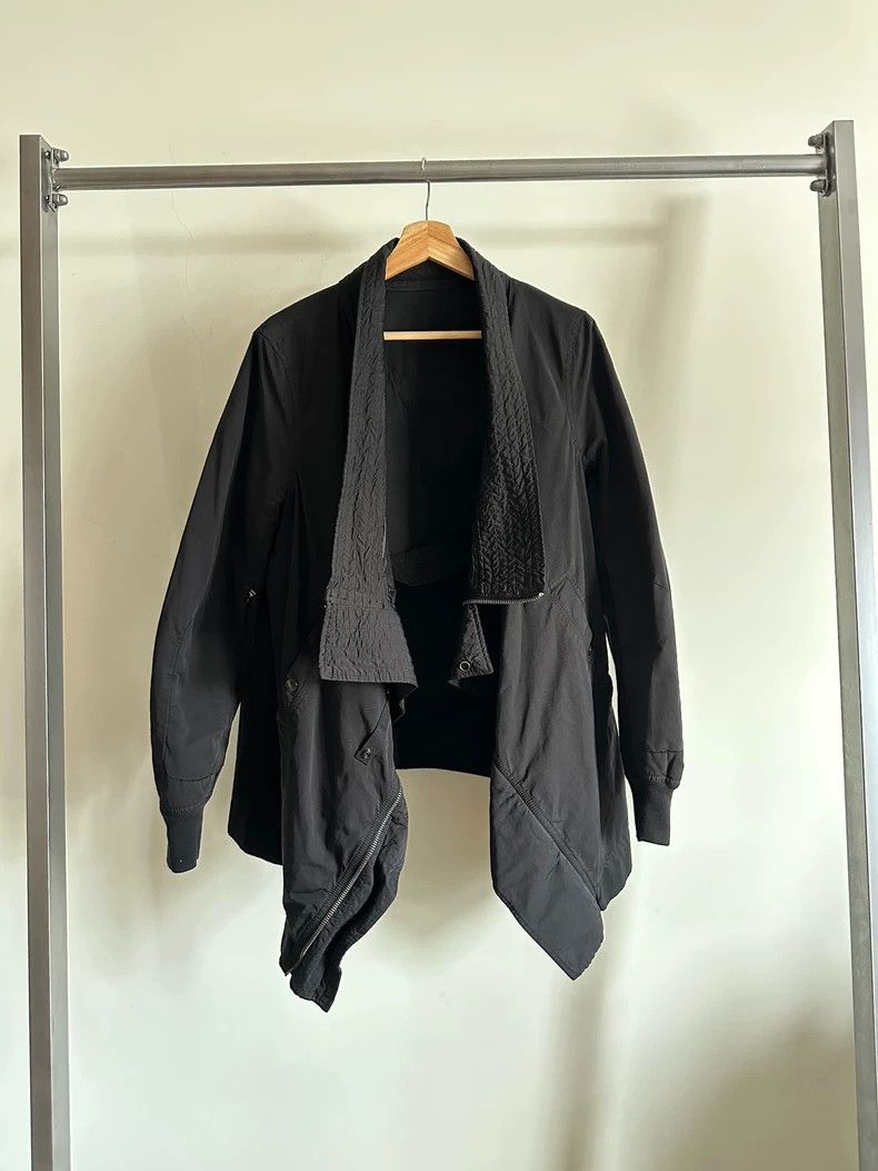 Rick Owens Rick Owens Shaped Bat Sleeve Nylon Pocket Zip Dojo Jacket Size US S / EU 44-46 / 1 - 1 Thumbnail