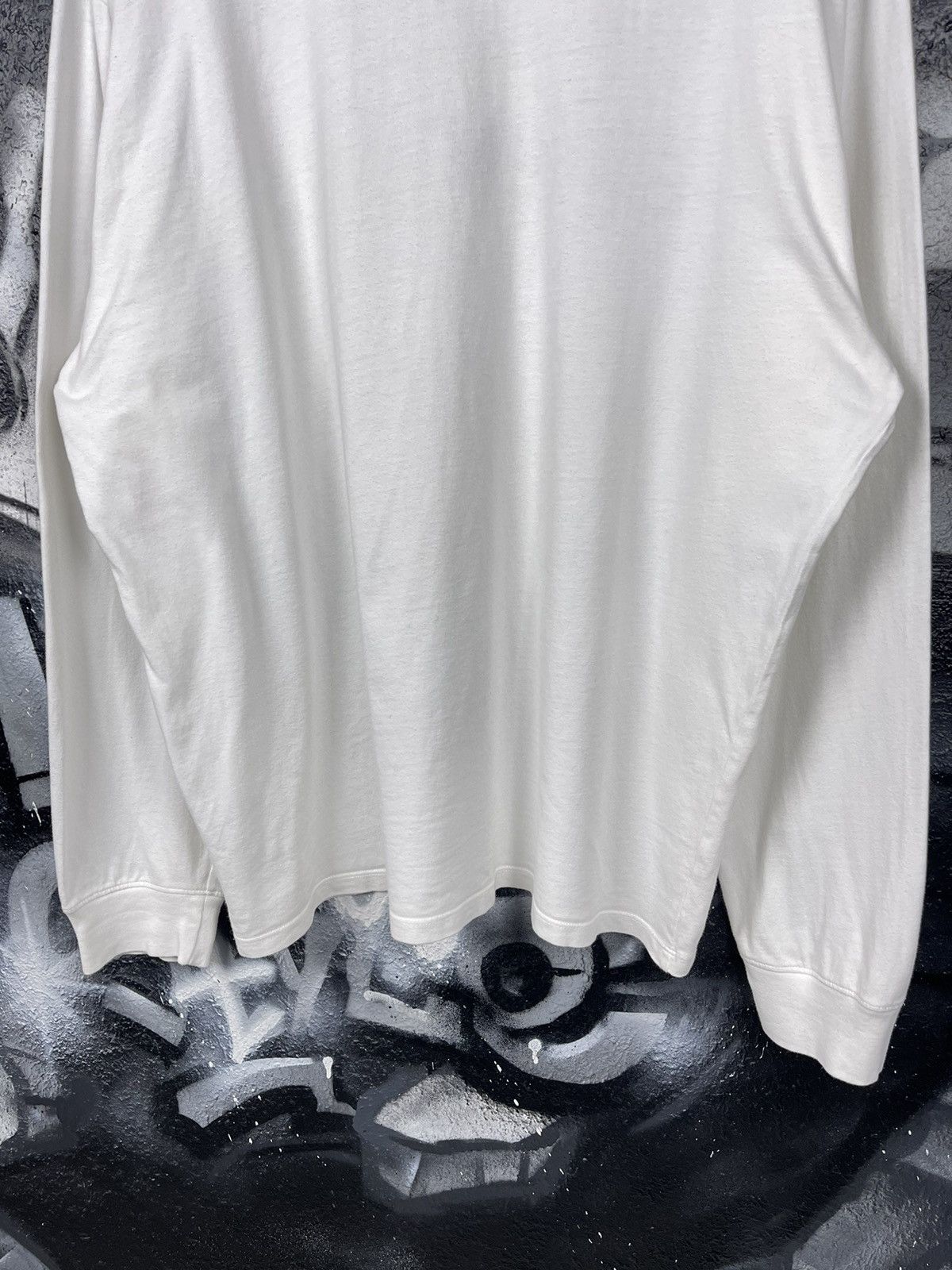 Essentials Essentials Fear Of God White Oversized Long Sleeve T-Shirt L Size US L / EU 52-54 / 3 - 6 Thumbnail