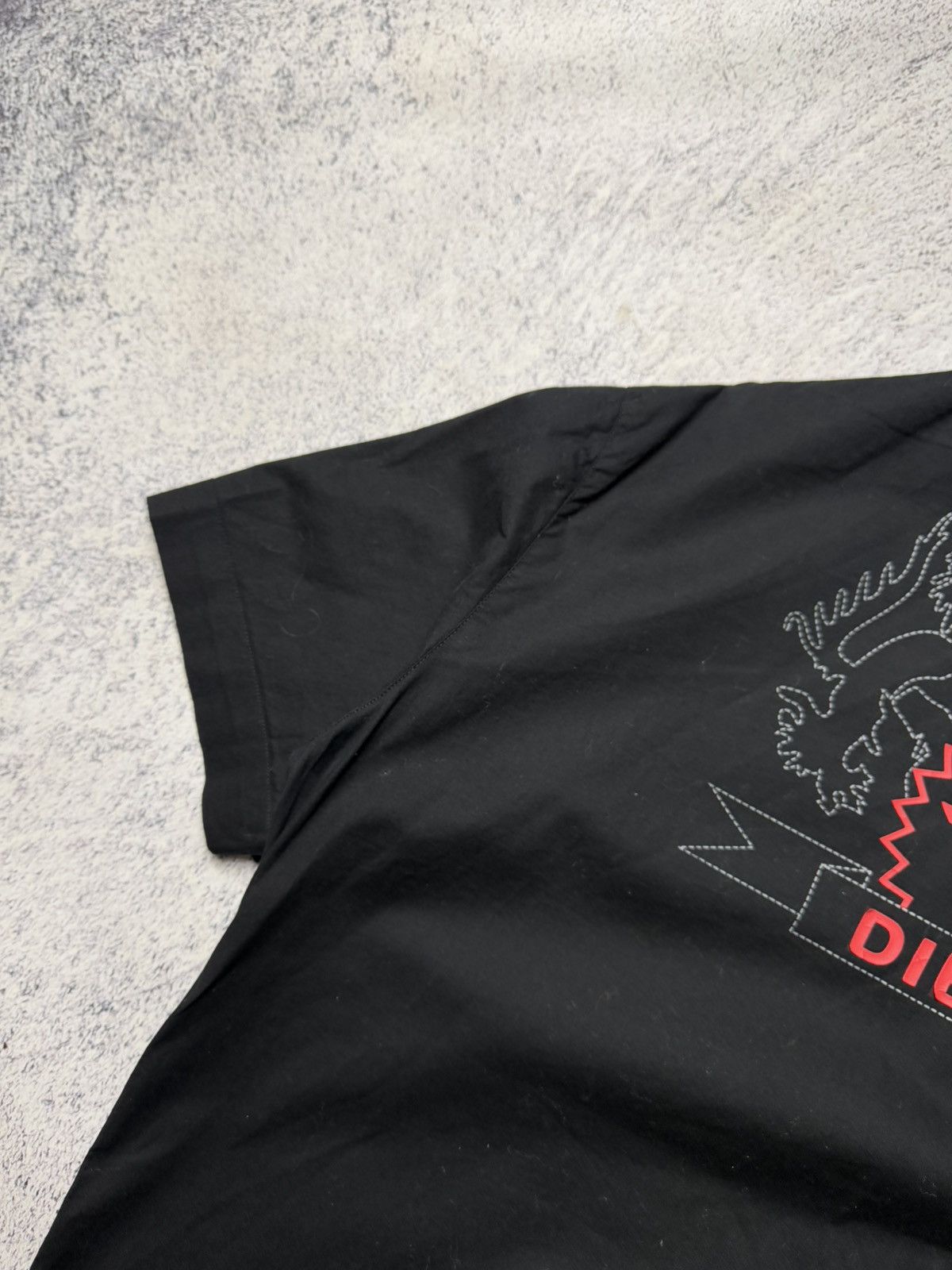 Diesel Vintage Diesel Shirt Big Logo Y2K Division 2005 USA Size US L / EU 52-54 / 3 - 19 Thumbnail