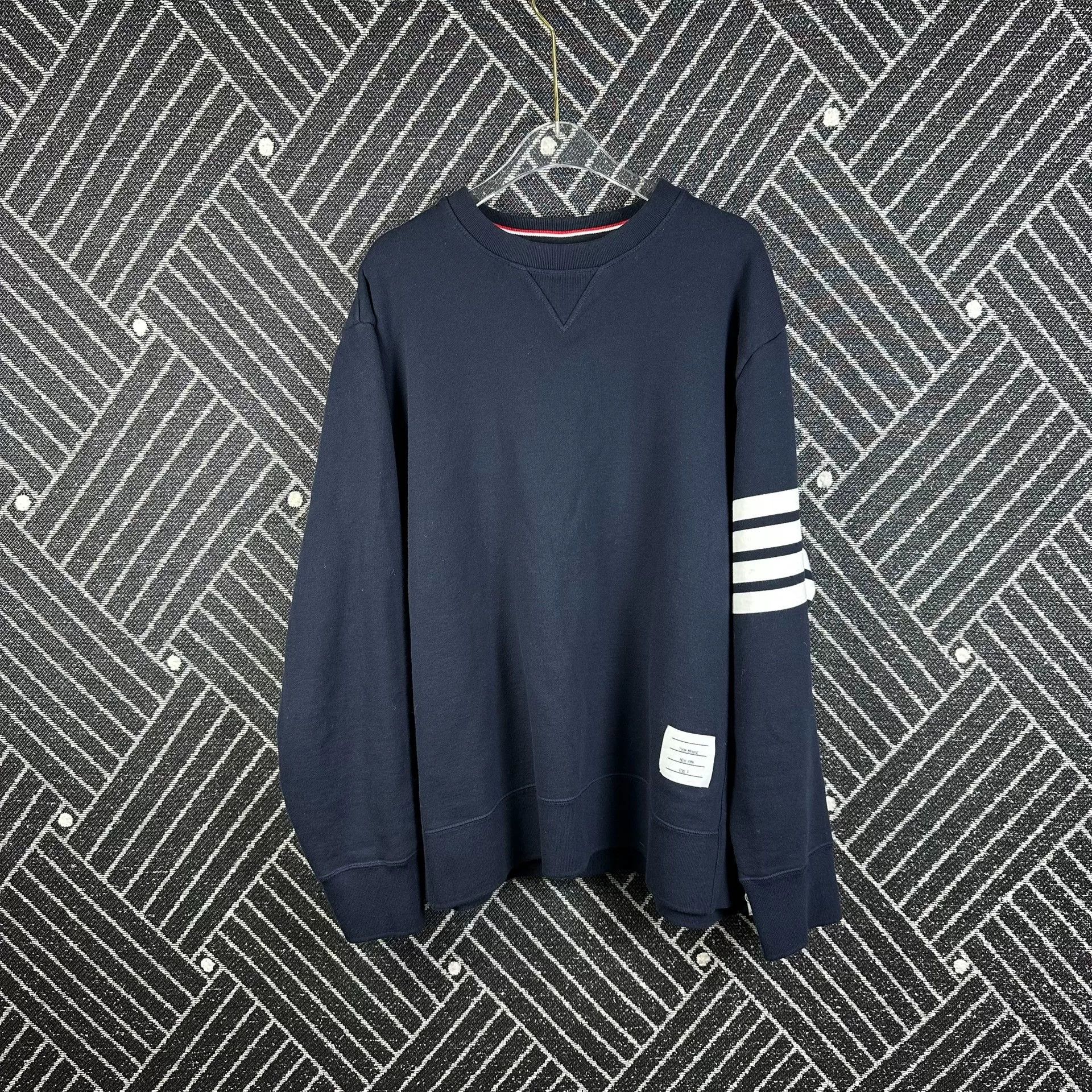 Thom Browne Thom Browne Navy Blue Sweatshirt Size US M / EU 48-50 / 2 - 1 Thumbnail