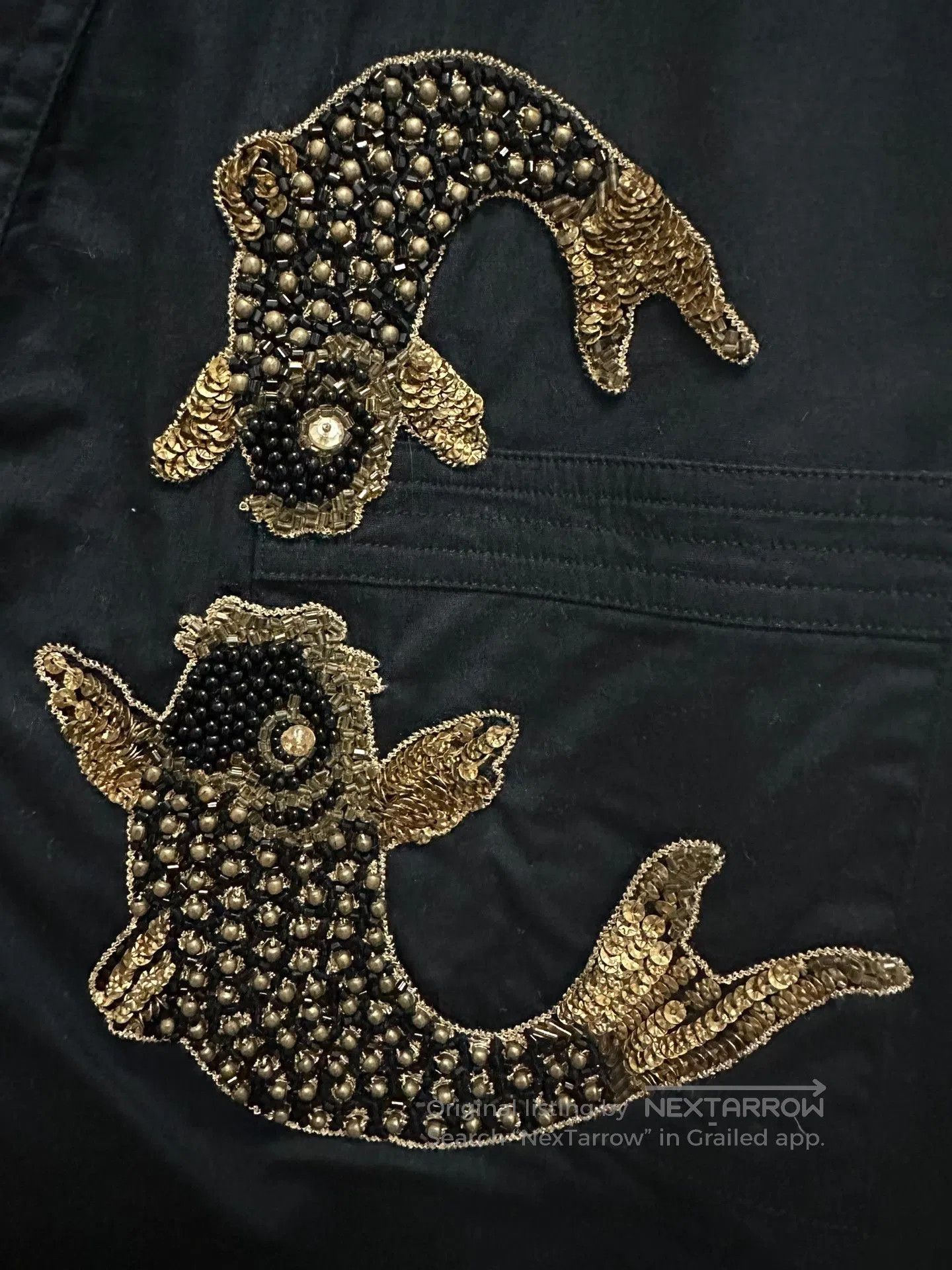 Christian Pellizzari Christian Pellizzari Collarless Carp Embroidery Shirt. Size US M / EU 48-50 / 2 - 3 Thumbnail