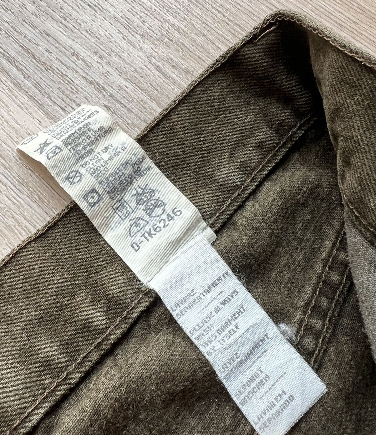 Armani × Vintage Vintage Armani Jeans Denim Dark Green Pants Size 29" - 8 Thumbnail