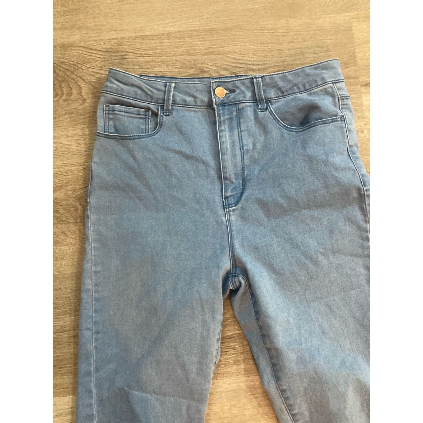 Forever 21 Forever 21 Women's Blue Straight Leg Jeans Size 30 Classic Size 28" / US 6 / IT 42 - 8 Thumbnail