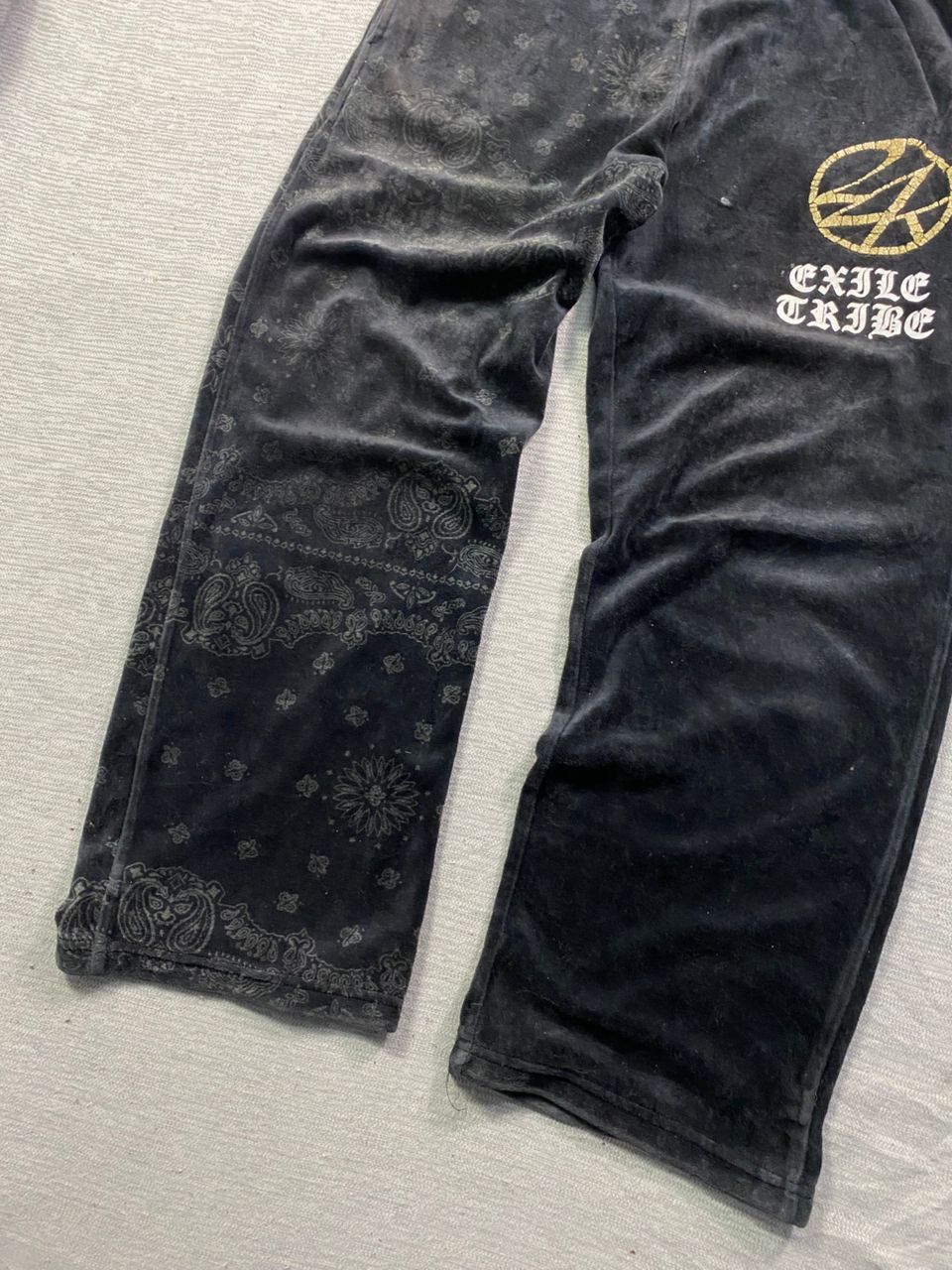 Japanese Brand SWAG!! 24Karats Gold Digger Velour Sweatpants Size US 30 / EU 46 - 3 Thumbnail