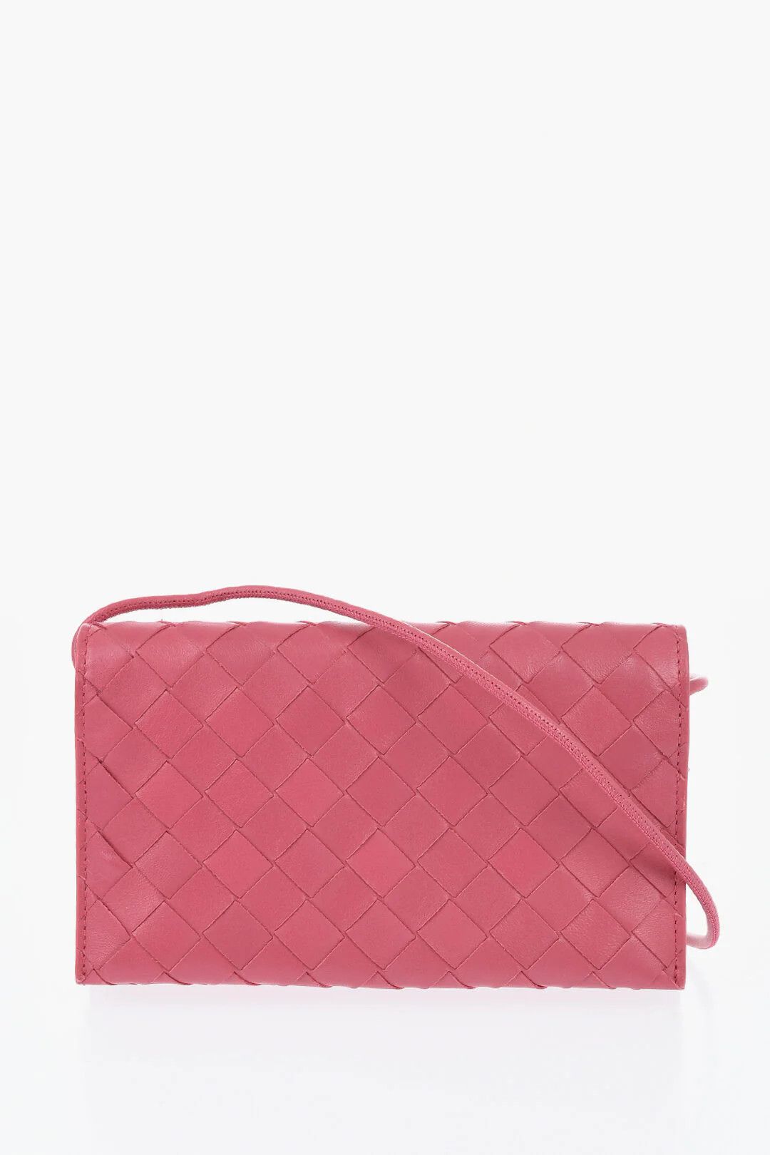 Bottega Veneta og1mm0426 Size: OS / Leather Wallet in Pink Size ONE SIZE - 1 Thumbnail