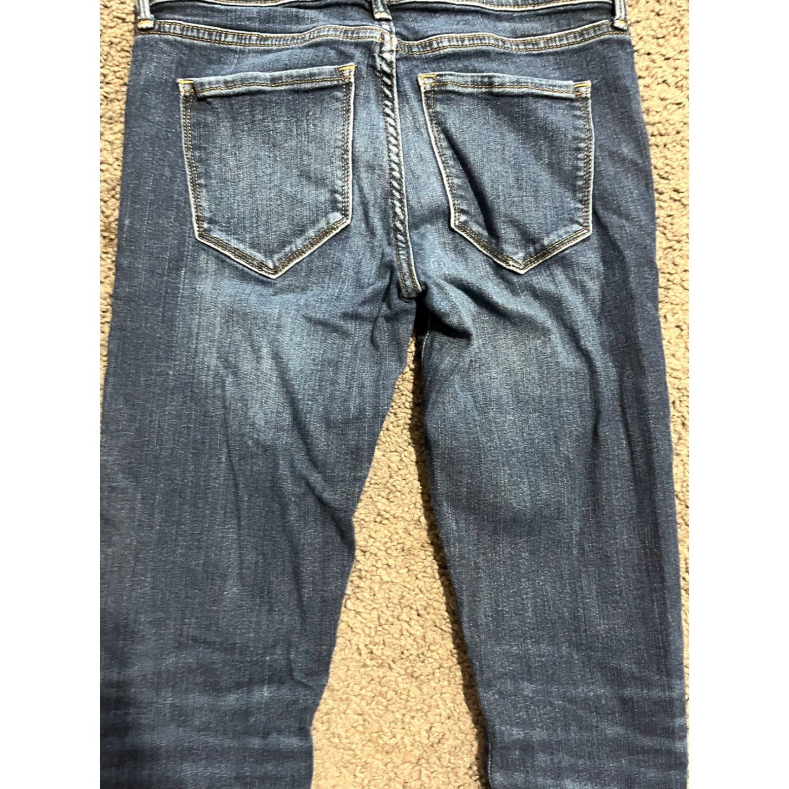 Banana Republic Banana Republic Jeans Skinny Ankle 26 Women's Medium Wash Blue Denim Cotton Blend Low Rise 27 Inseam Pockets Stretch Regular Size Type Womens Size 26" / US 2 / IT 38 - 2 Thumbnail