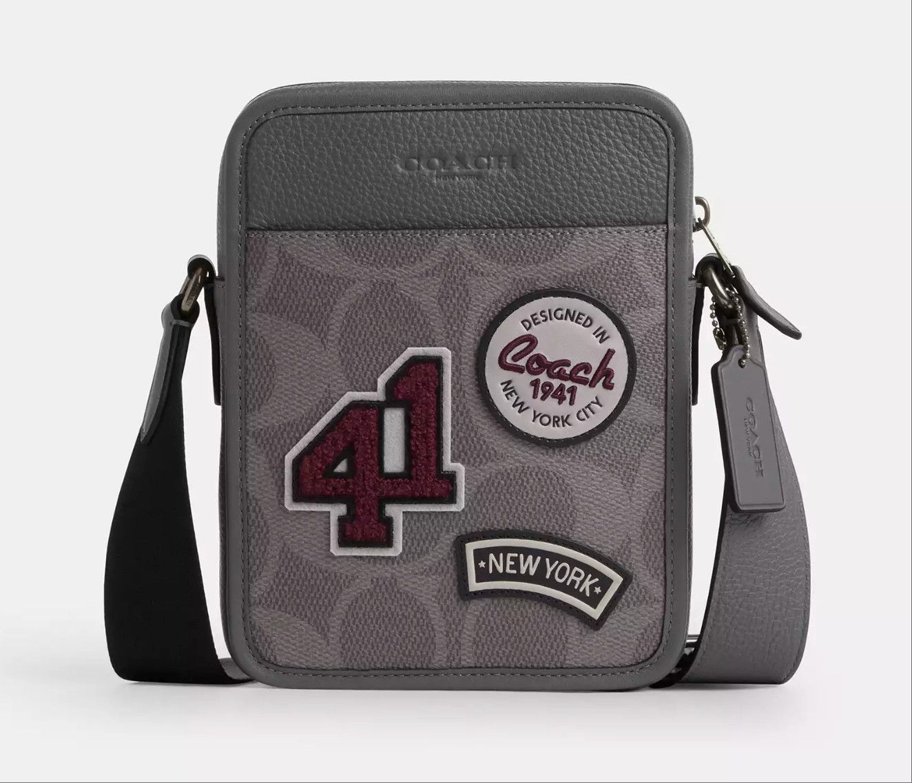 Coach Sullivan Crossbody Bag In Maxi Signature Canvas With Patches Size ONE SIZE - 6 Thumbnail