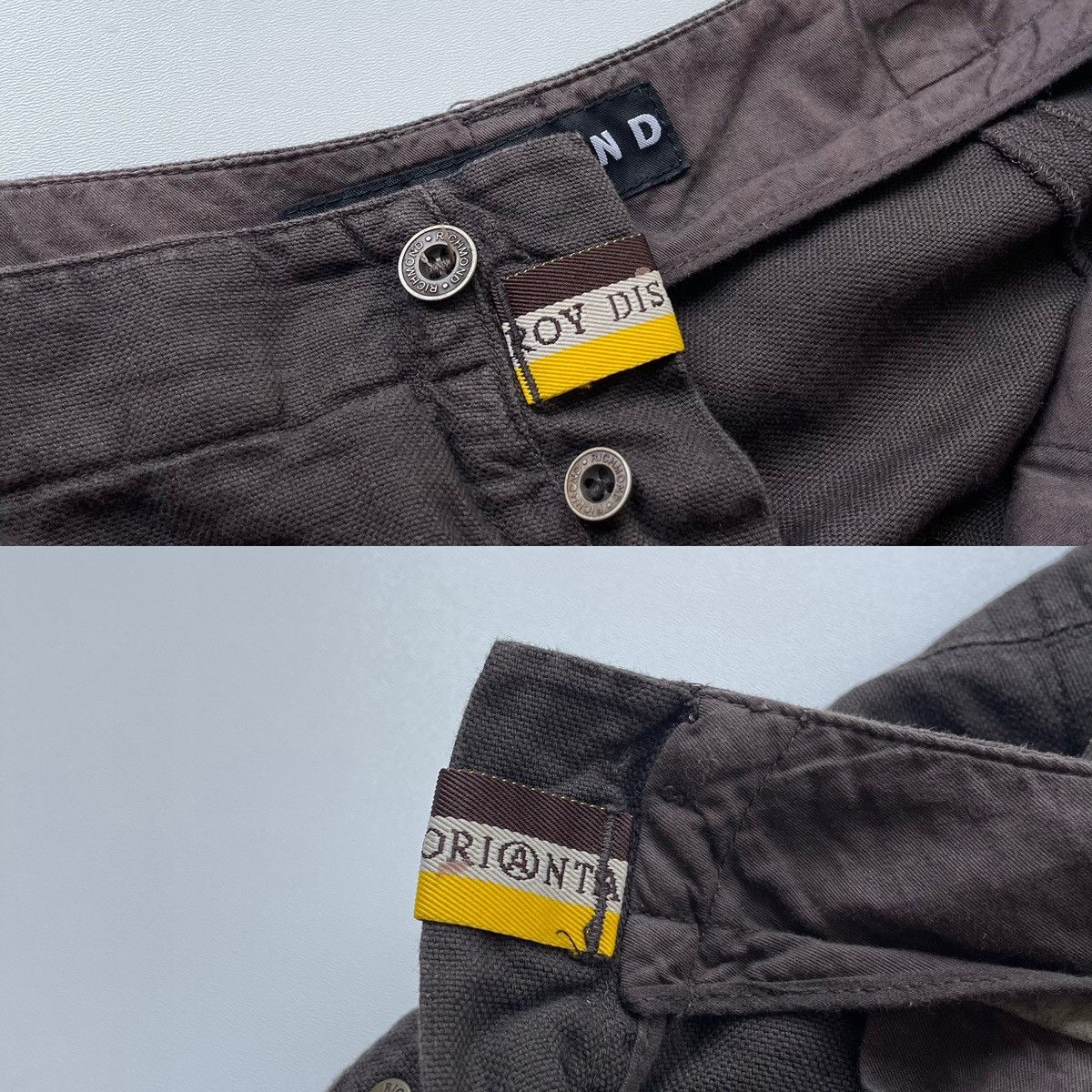 Richmond Denim Richmond Denim Cotton/Linen Baggy Vintage Pants Brown Size US 32 / EU 48 - 7 Thumbnail