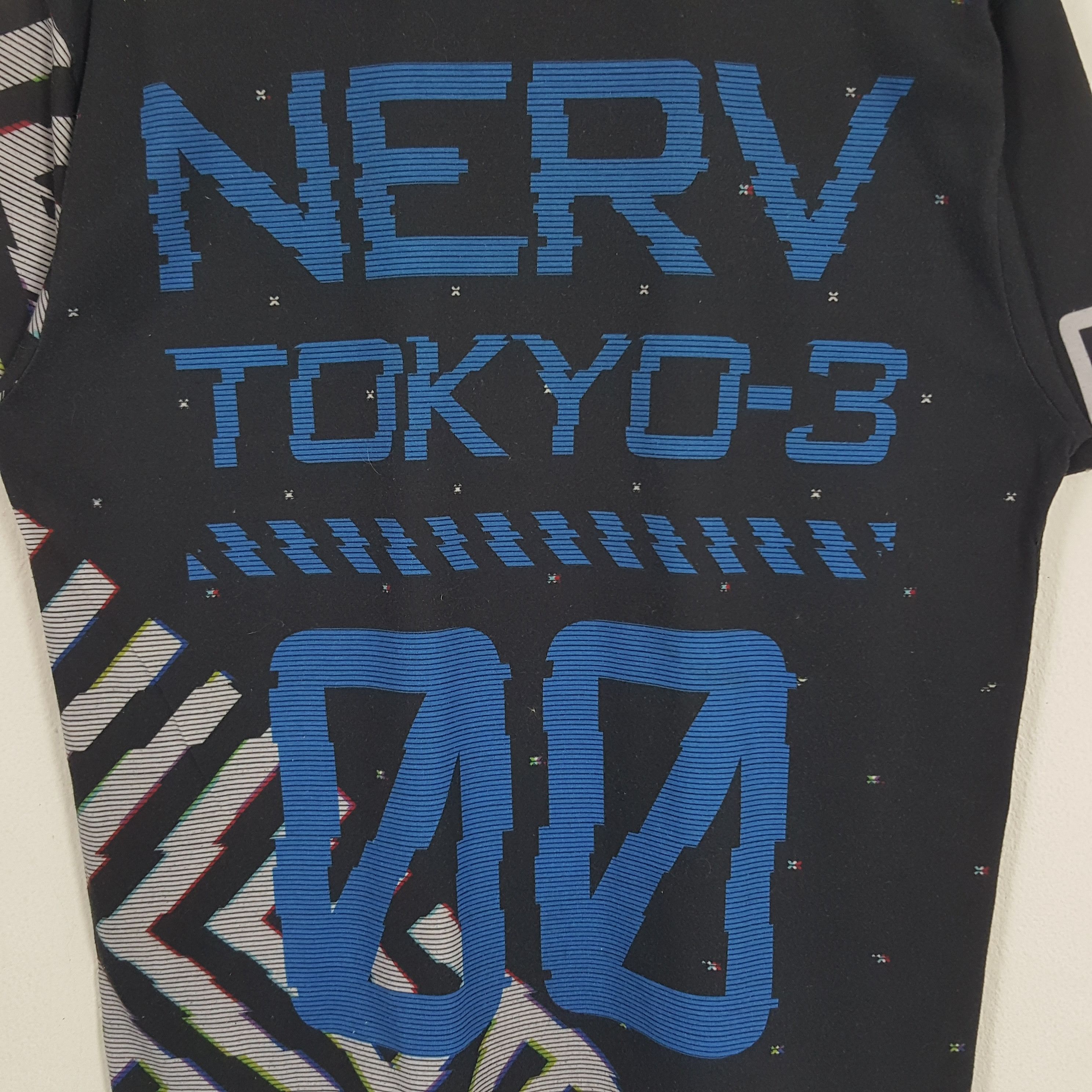 Japanese Brand × Vintage Vintage Evangelion Nerv Tokyo-3 Anime Glitch Design Tshirt Size US L / EU 52-54 / 3 - 2 Thumbnail