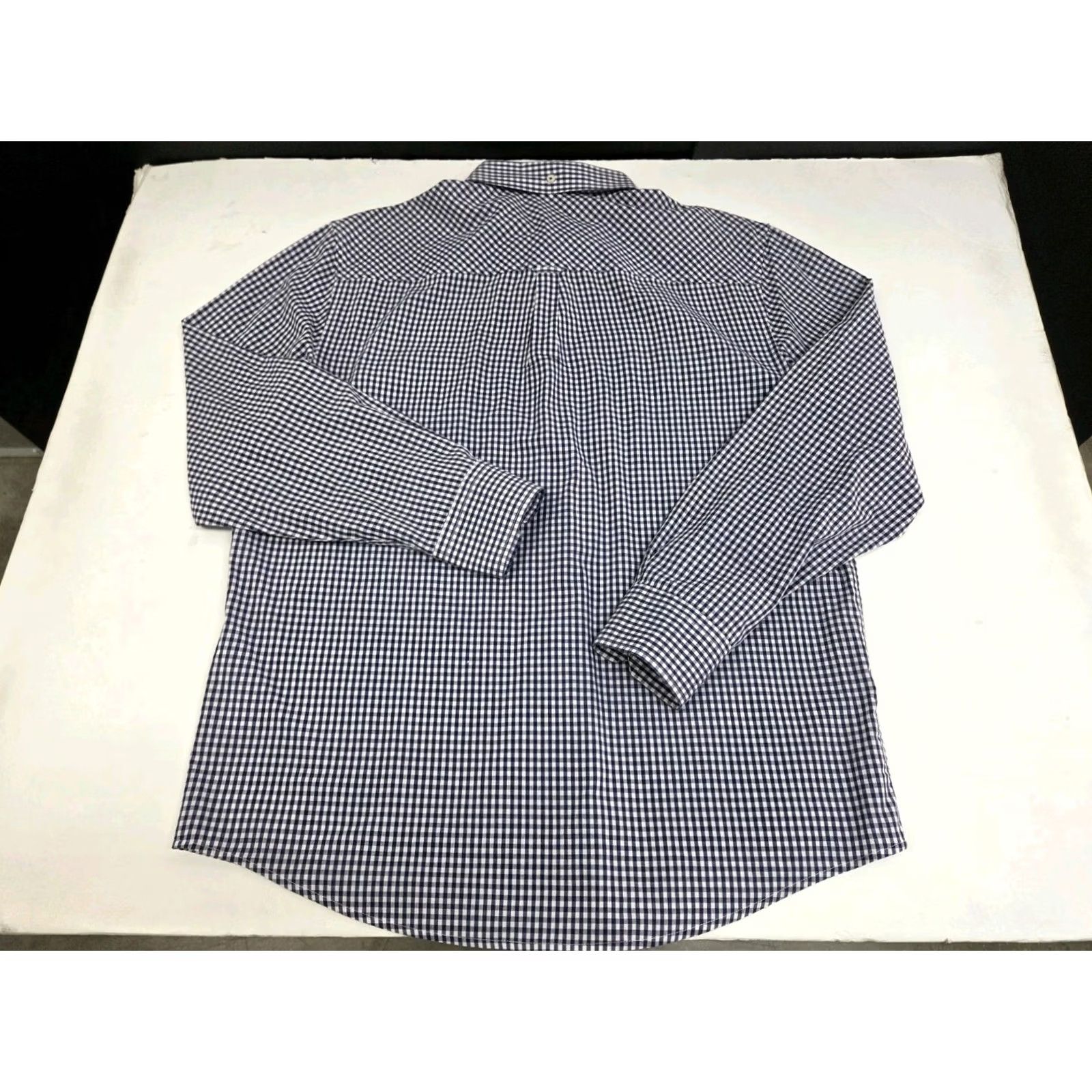 Ben Sherman Ben Sherman Mens Heritage Long Sleeve Button-Up Shirt Blue/White Check XL Size US XL / EU 56 / 4 - 6 Thumbnail