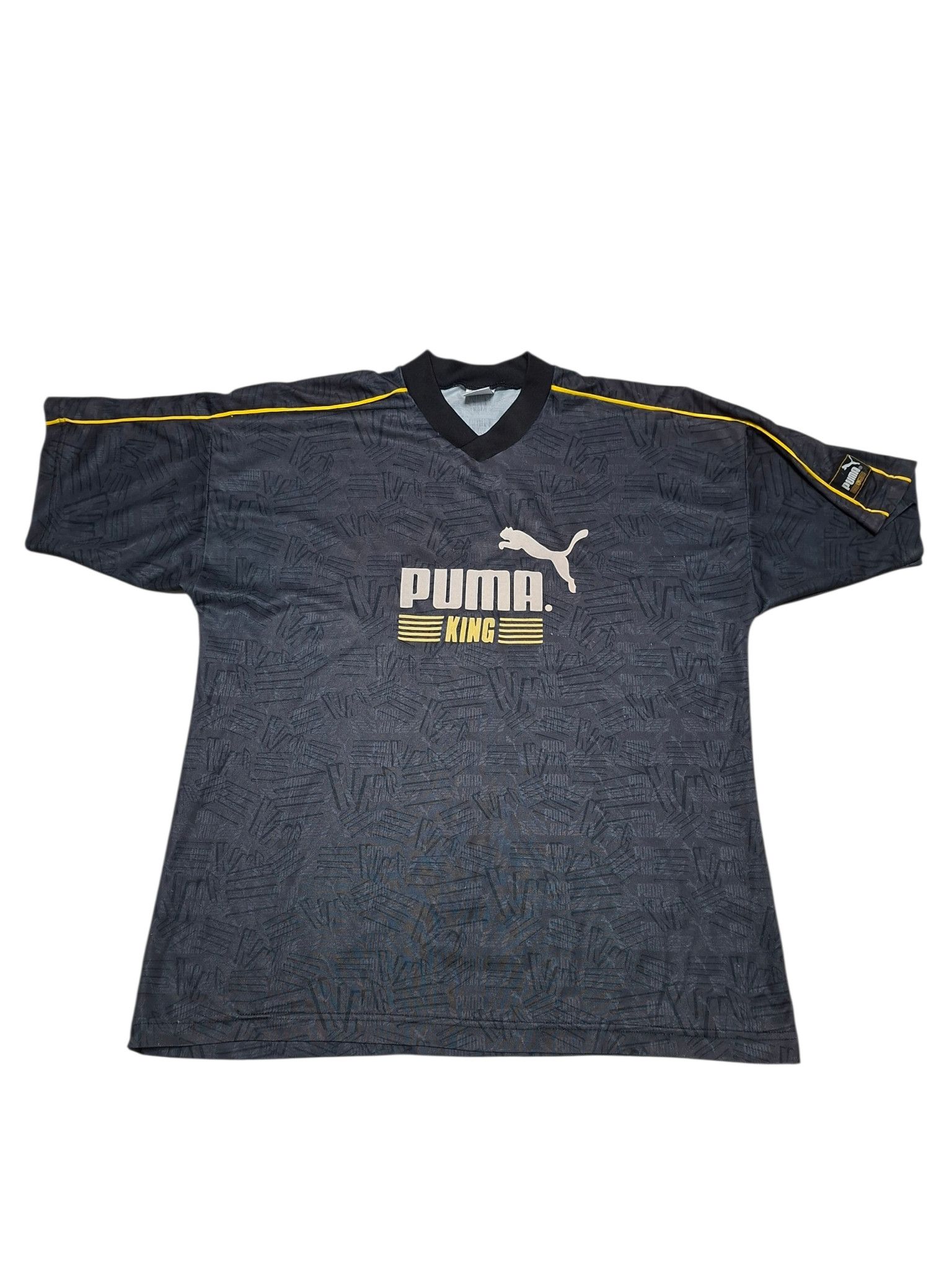 Puma PUMA KING VINTAGE 90S MADE IN UK BIG LOGO SOCCER JERSEY TEE Size US XL / EU 56 / 4 - 1 Thumbnail