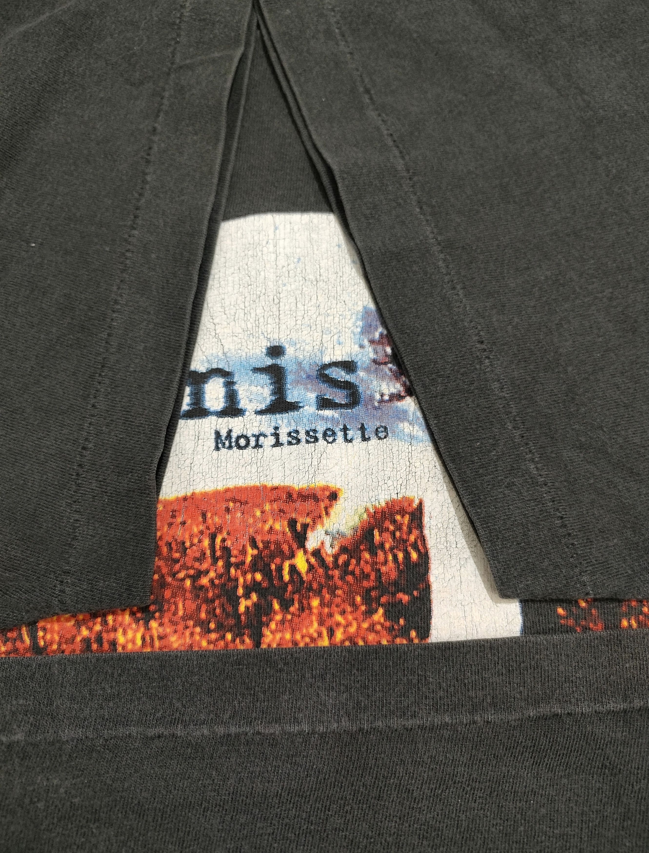 Band Tees × Vintage Vintage 90s ALANIS MORISSETTE Concert T-Shirt Size US XL / EU 56 / 4 - 13 Thumbnail