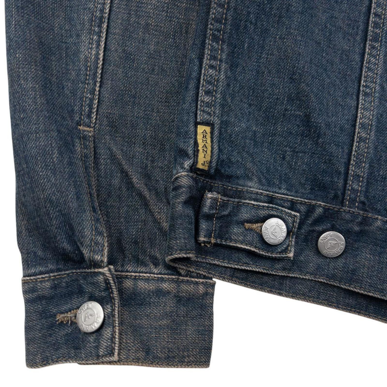 Other Vintage Armani Jeans Super Toppa Button Up Denim Jacket S Size US S / EU 44-46 / 1 - 6 Thumbnail