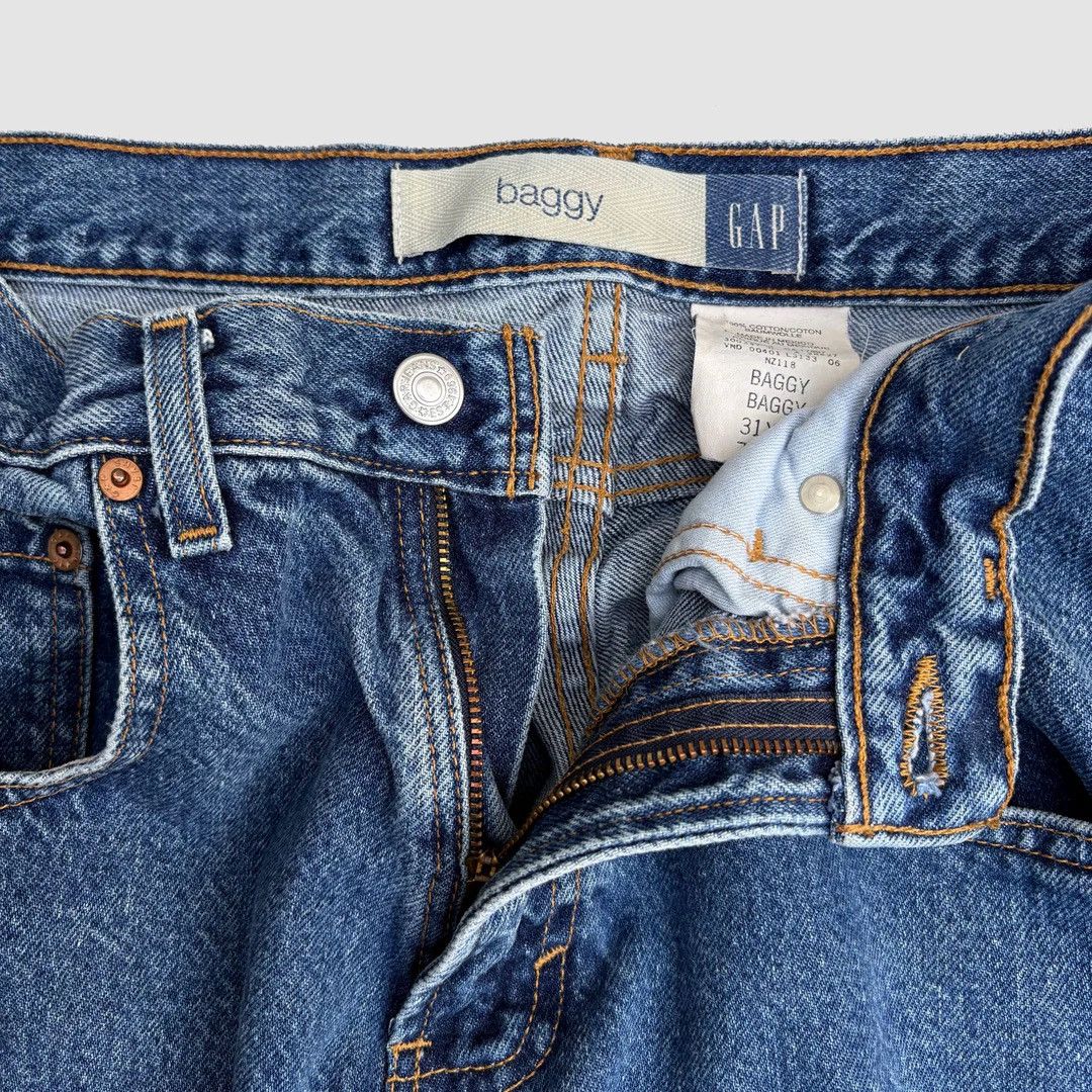 Gap Gap 1990 90s Vintage W31 L28 Baggy Blue Denim Jeans Size US 31 - 3 Thumbnail