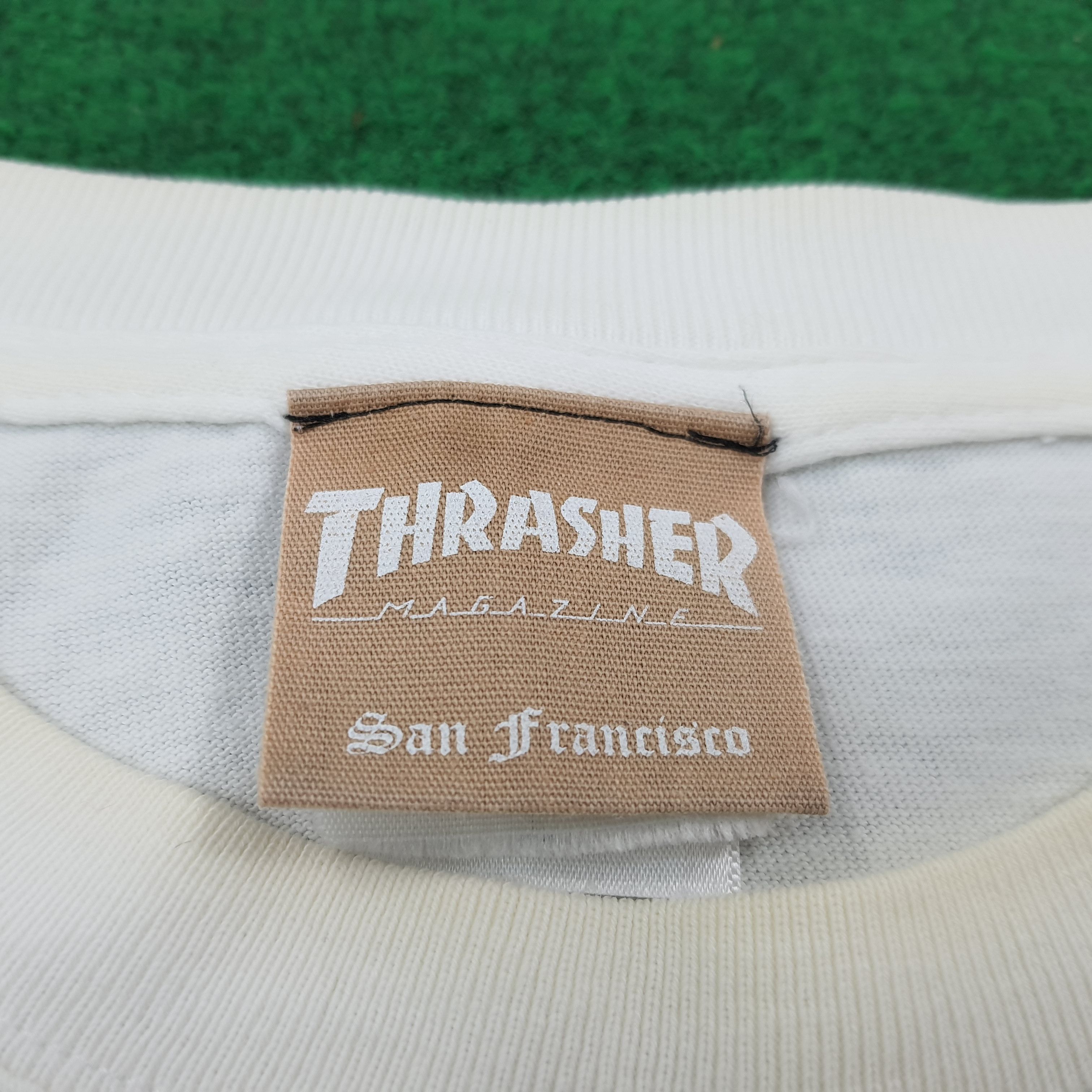 Thrasher × Vintage Vintage Thrasher Skateboards Tshirt C219N37 Size US L / EU 52-54 / 3 - 5 Thumbnail