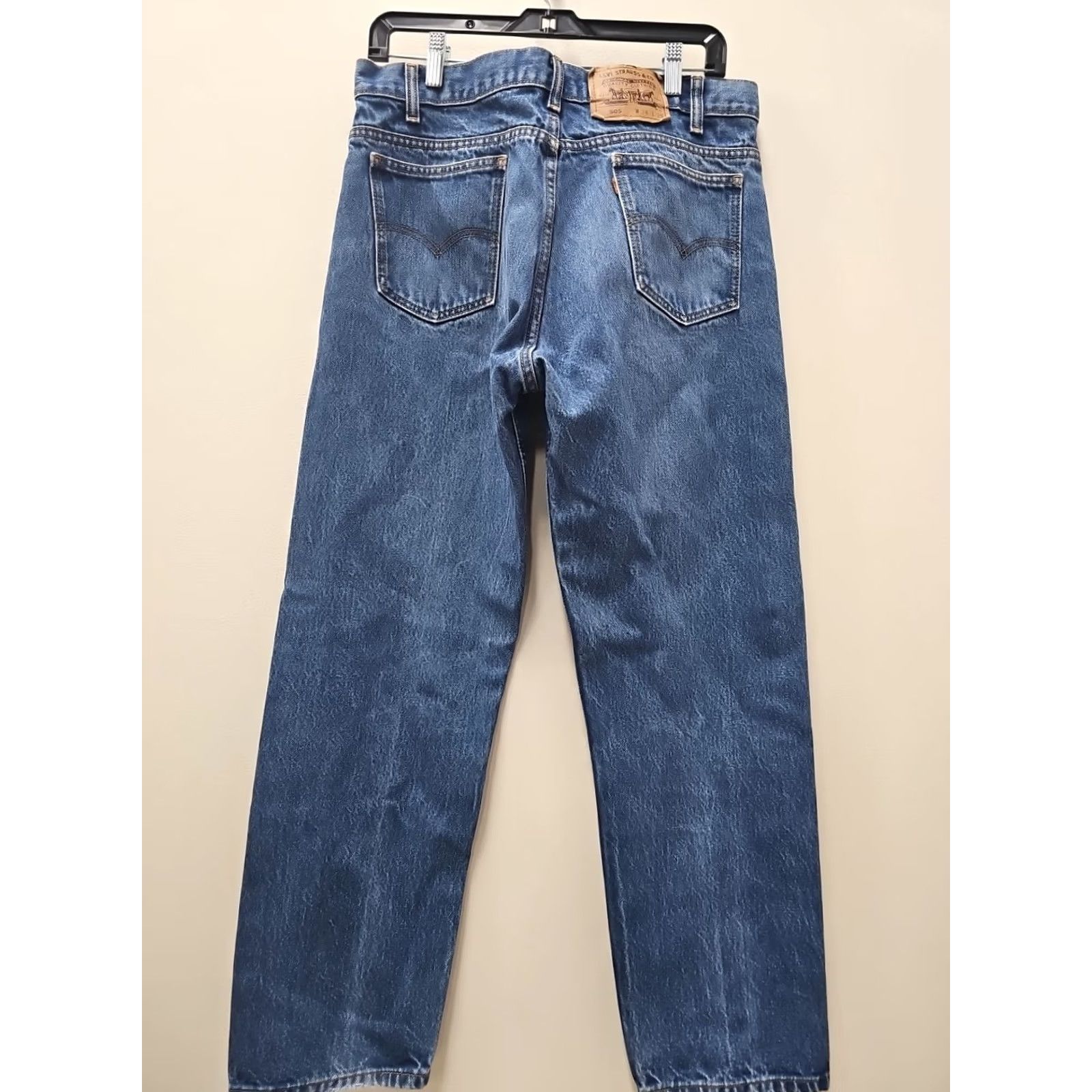 Levi's VINTAGE Levi's 505 Jeans Men 34x29 Blue Denim Regular Fit Straight 90s Mens Worldwide Size US 34 / EU 50 - 6 Thumbnail