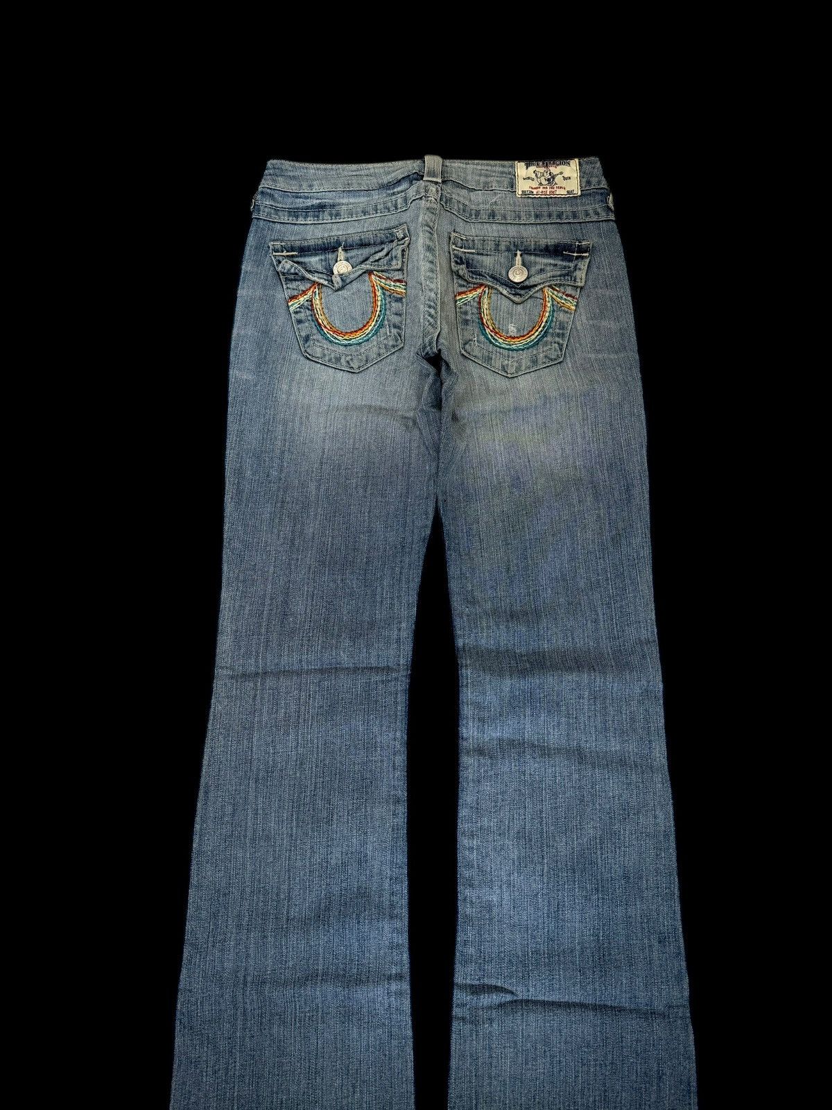 True Religion True Religion Washed Flared Bootcut Denim Jeans Hi-Rise Boot Size 26" / US 2 / IT 38 - 2 Thumbnail