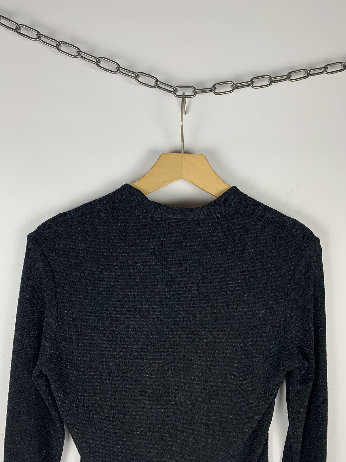 Annette Gortz Anette Gortz Long Sleeve T-Shirt Top Black Size S Y2K Size S / US 4 / IT 40 - 10 Thumbnail