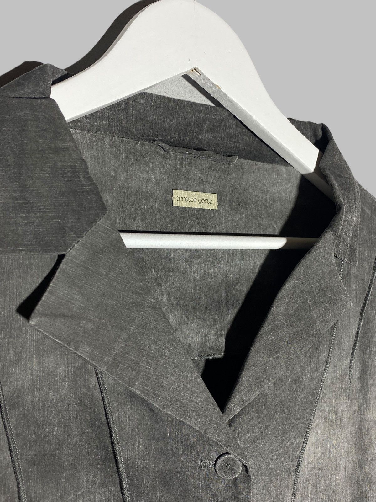 Annette Gortz Annette Gortz Linen Coat Jacket Size M / US 6-8 / IT 42-44 - 11 Thumbnail