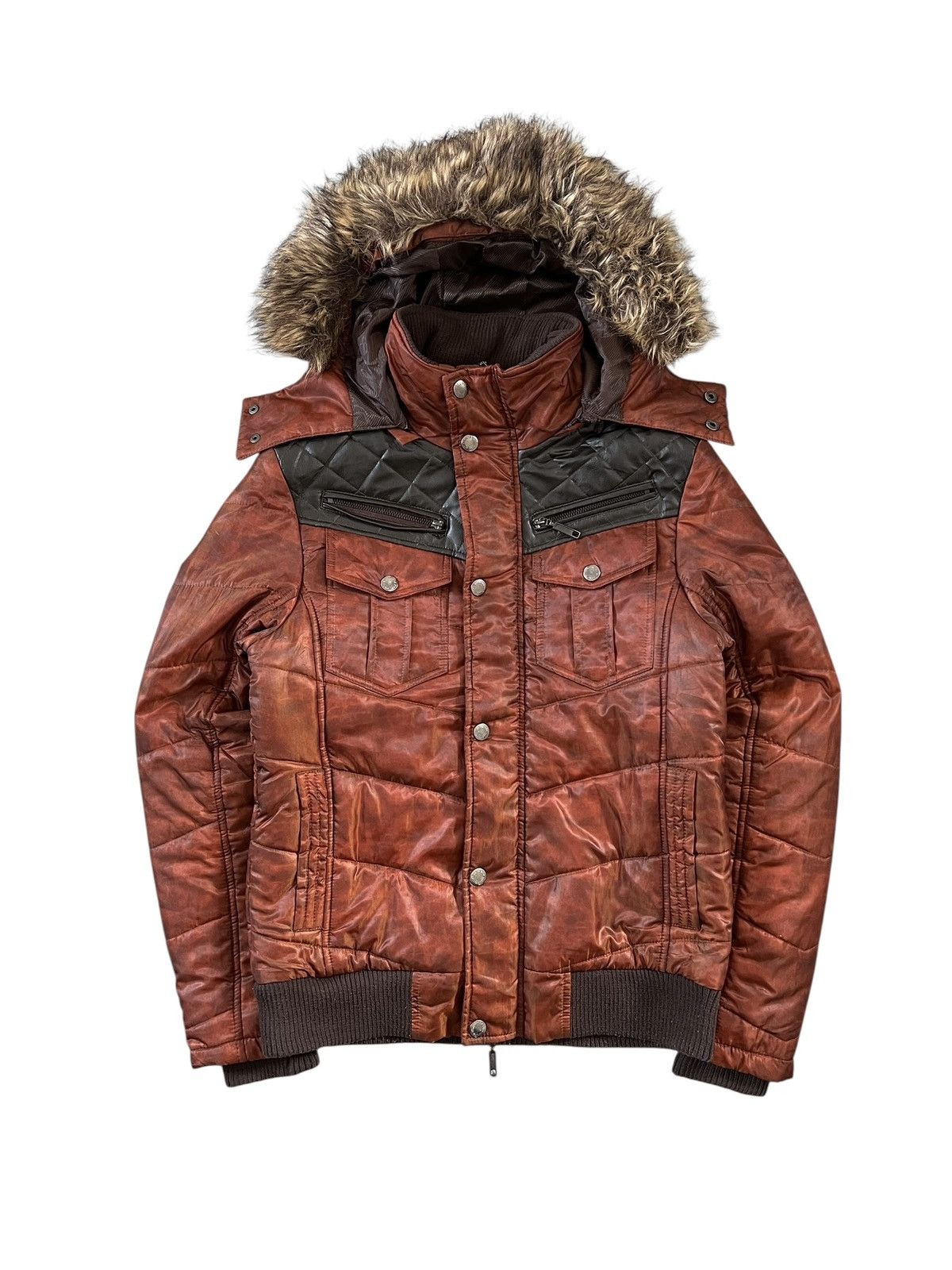 In The Attic In The Attic Puffer Jacket Fur Hooded Size US S / EU 44-46 / 1 - 4 Thumbnail