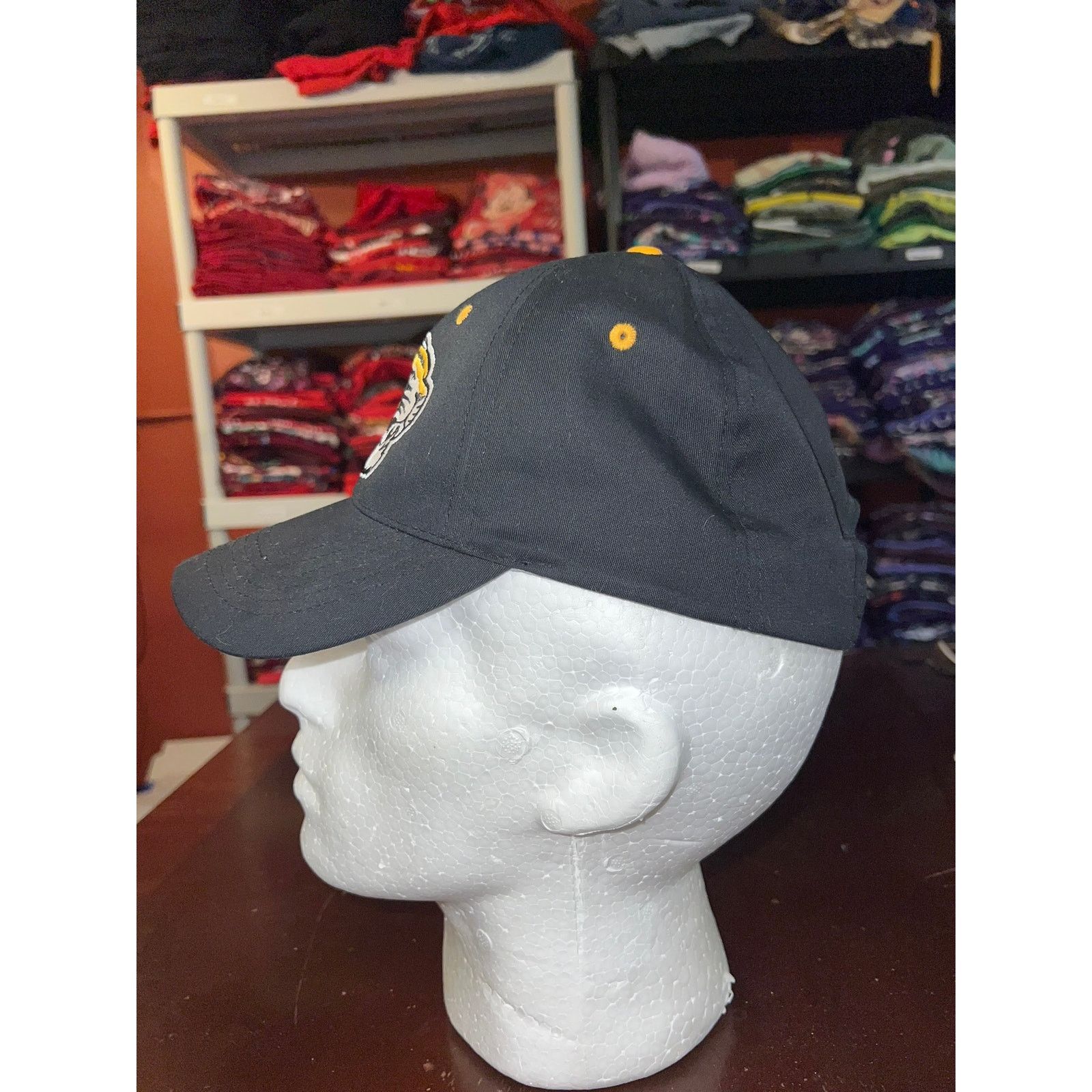 NCAA Mizzou Tigers Hat Black Yellow College University NCAA Cap Size ONE SIZE - 3 Thumbnail