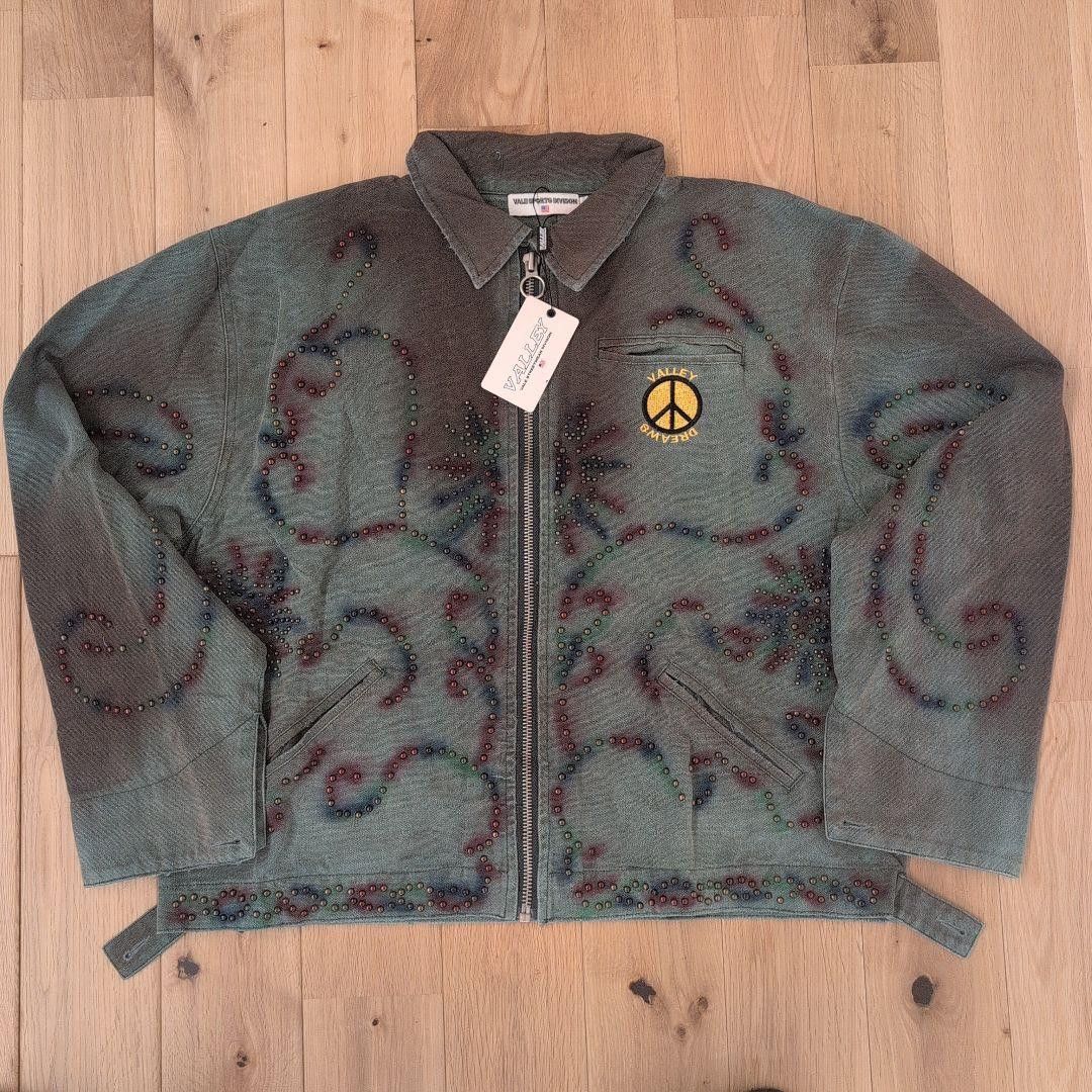 Vale VALE FOREVER “PARANOIA” Studded Work Jacket XL Rare Size US XL / EU 56 / 4 - 17 Thumbnail