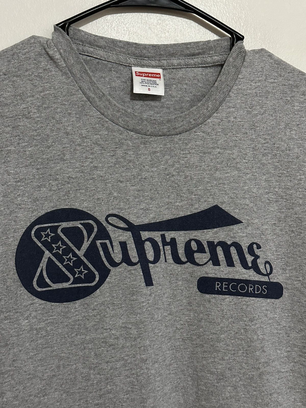 Supreme Supreme Records Tee Size US S / EU 44-46 / 1 - 2 Thumbnail